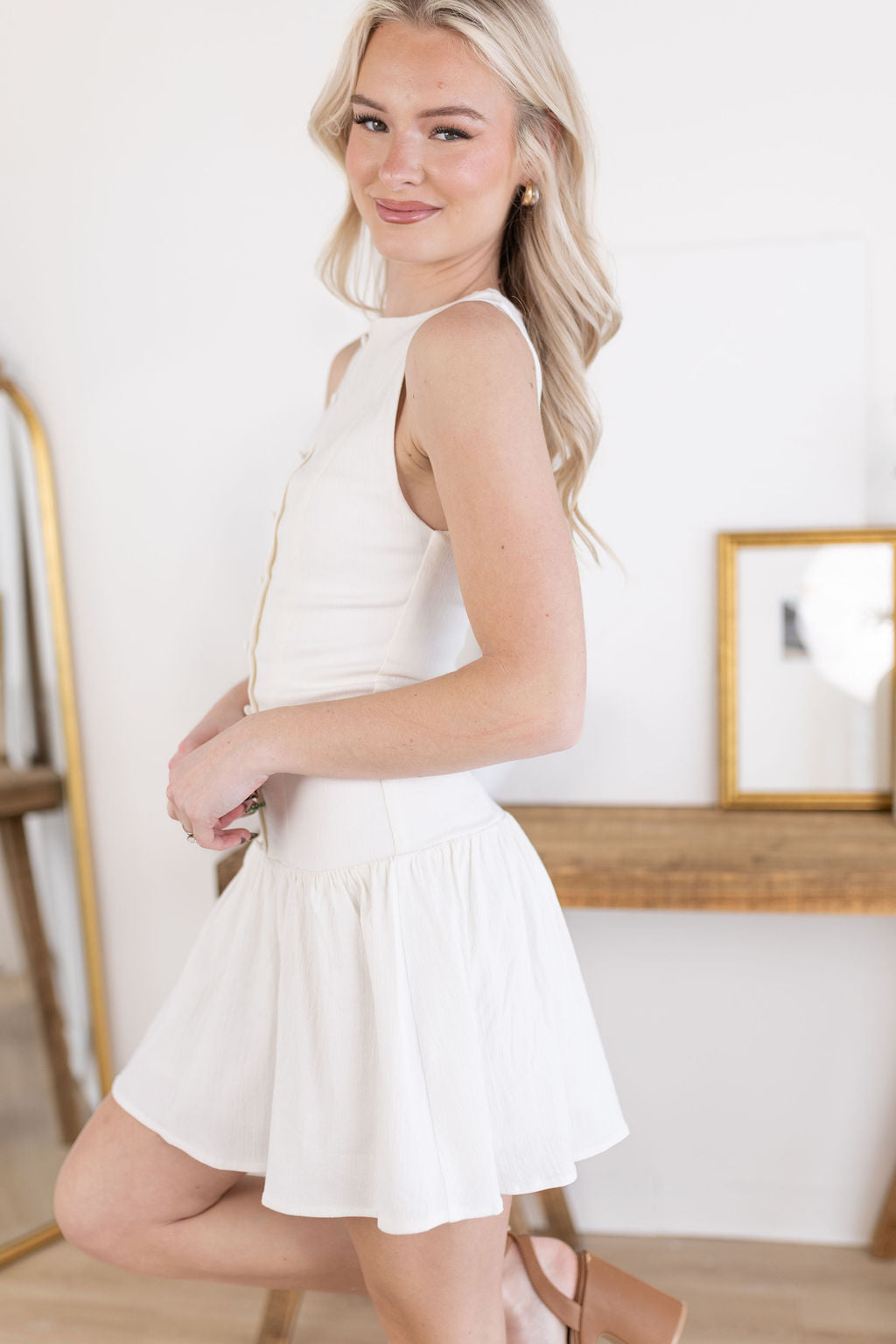 Amelia Linen Dress