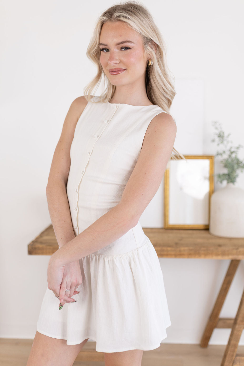 Amelia Linen Dress