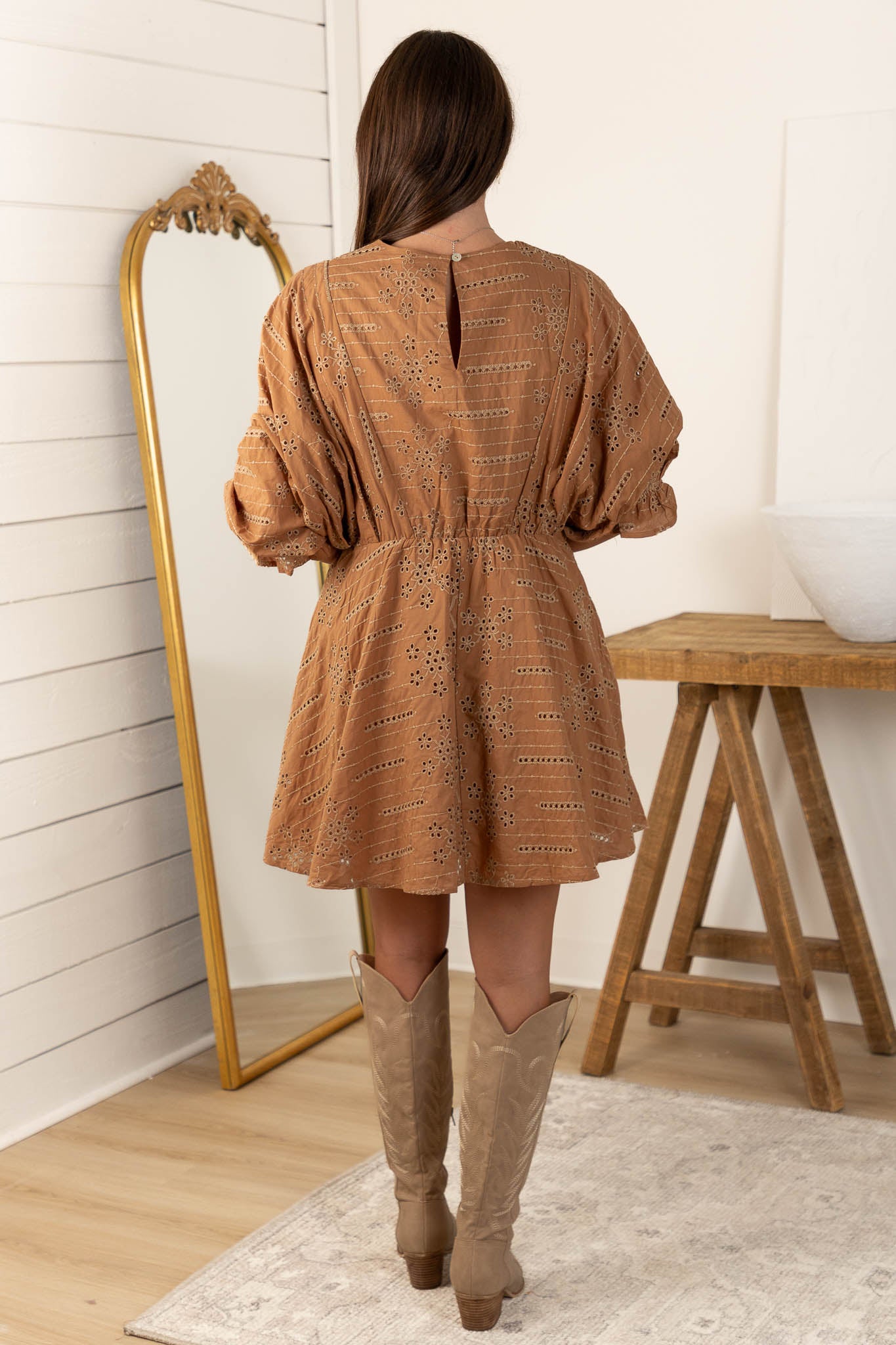 June Embroidered Dress