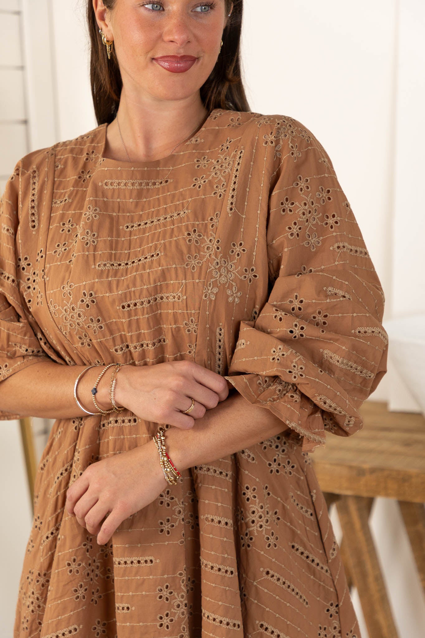 June Embroidered Dress