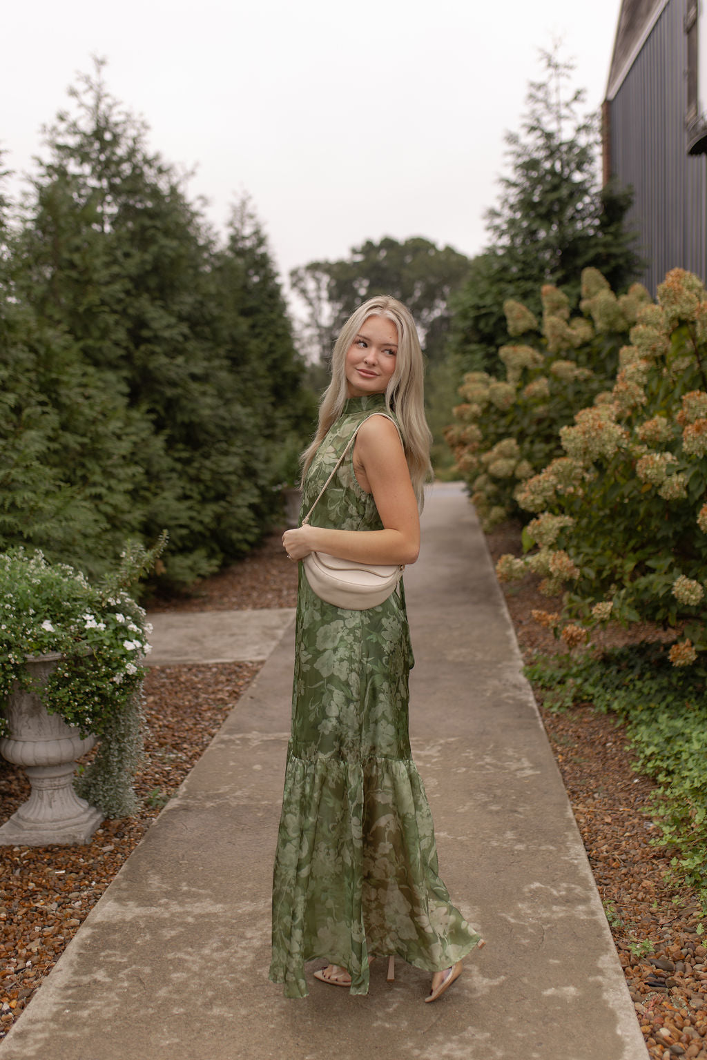 Palmer Organza Dress | Green