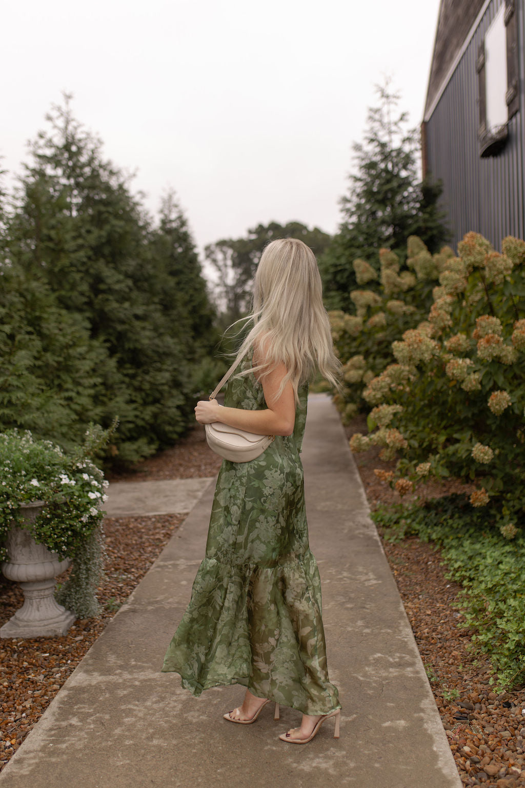 Palmer Organza Dress | Green