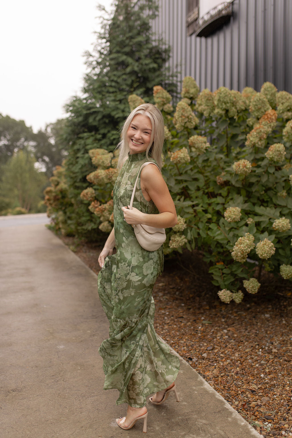 Palmer Organza Dress | Green