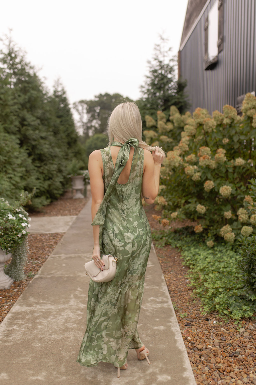 Palmer Organza Dress | Green