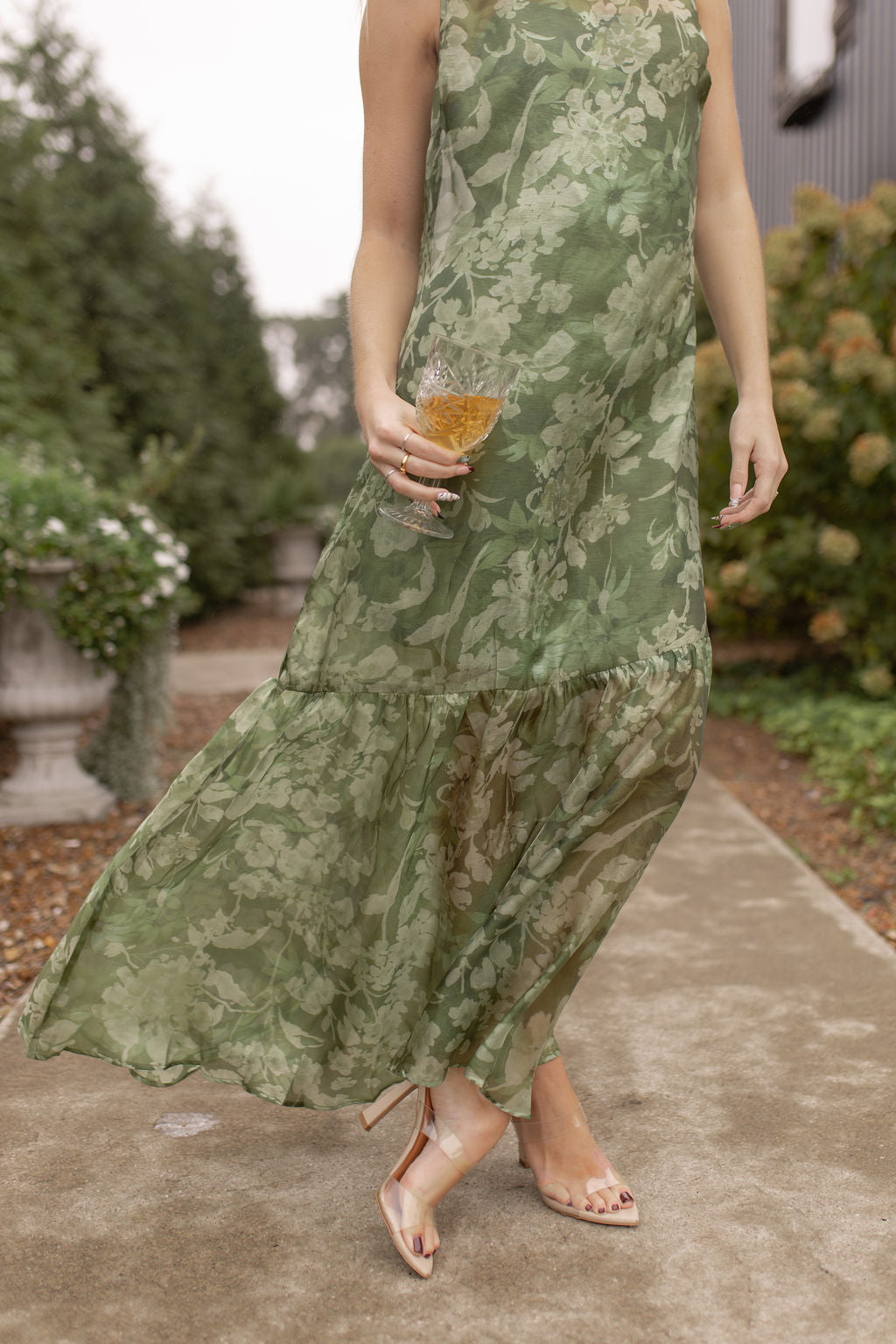 Palmer Organza Dress | Green