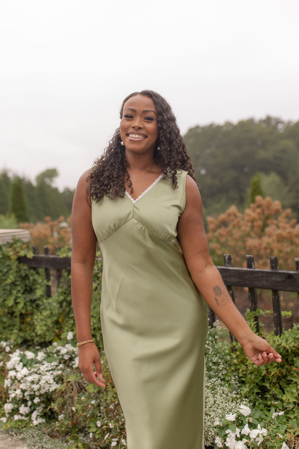 Rayne Satin Dress
