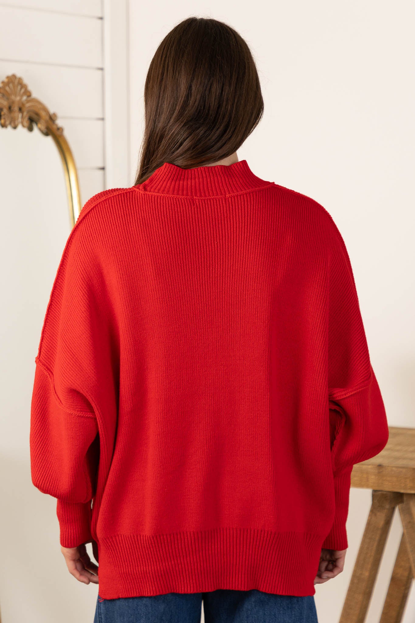 Harper Sweater | Ruby