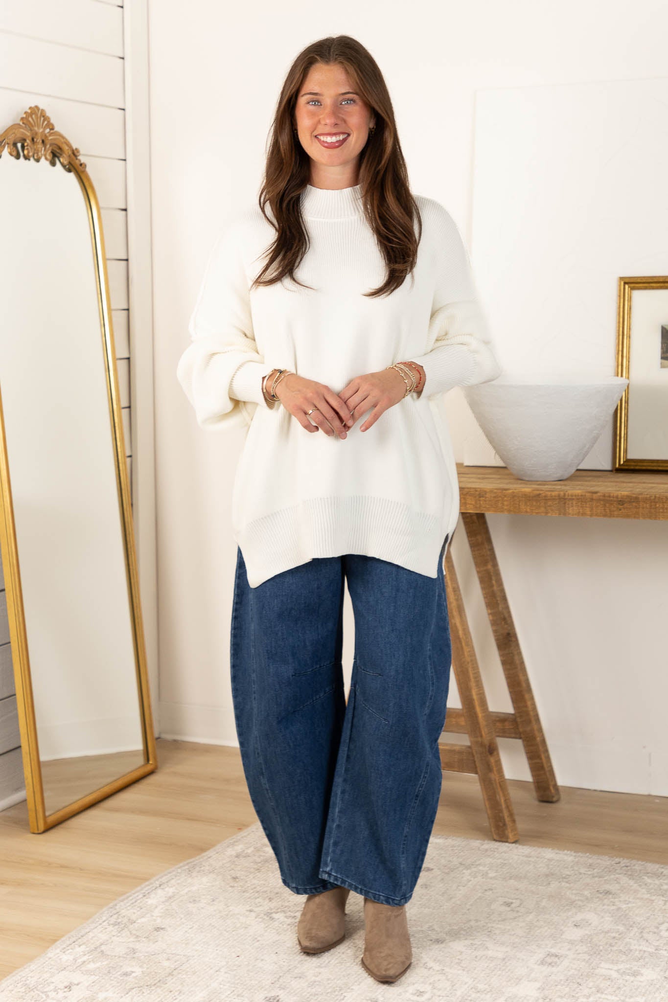 Harper Sweater | Ivory