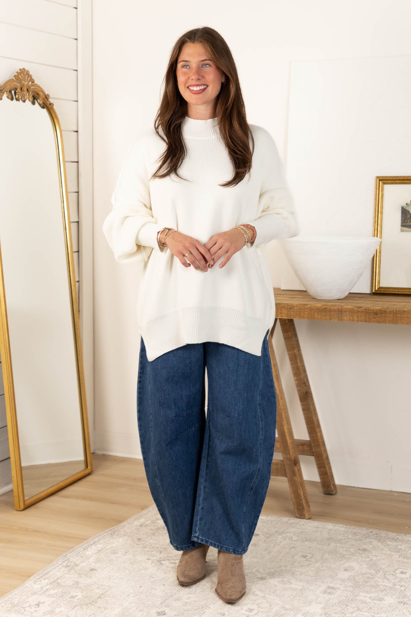 Harper Sweater | Ivory