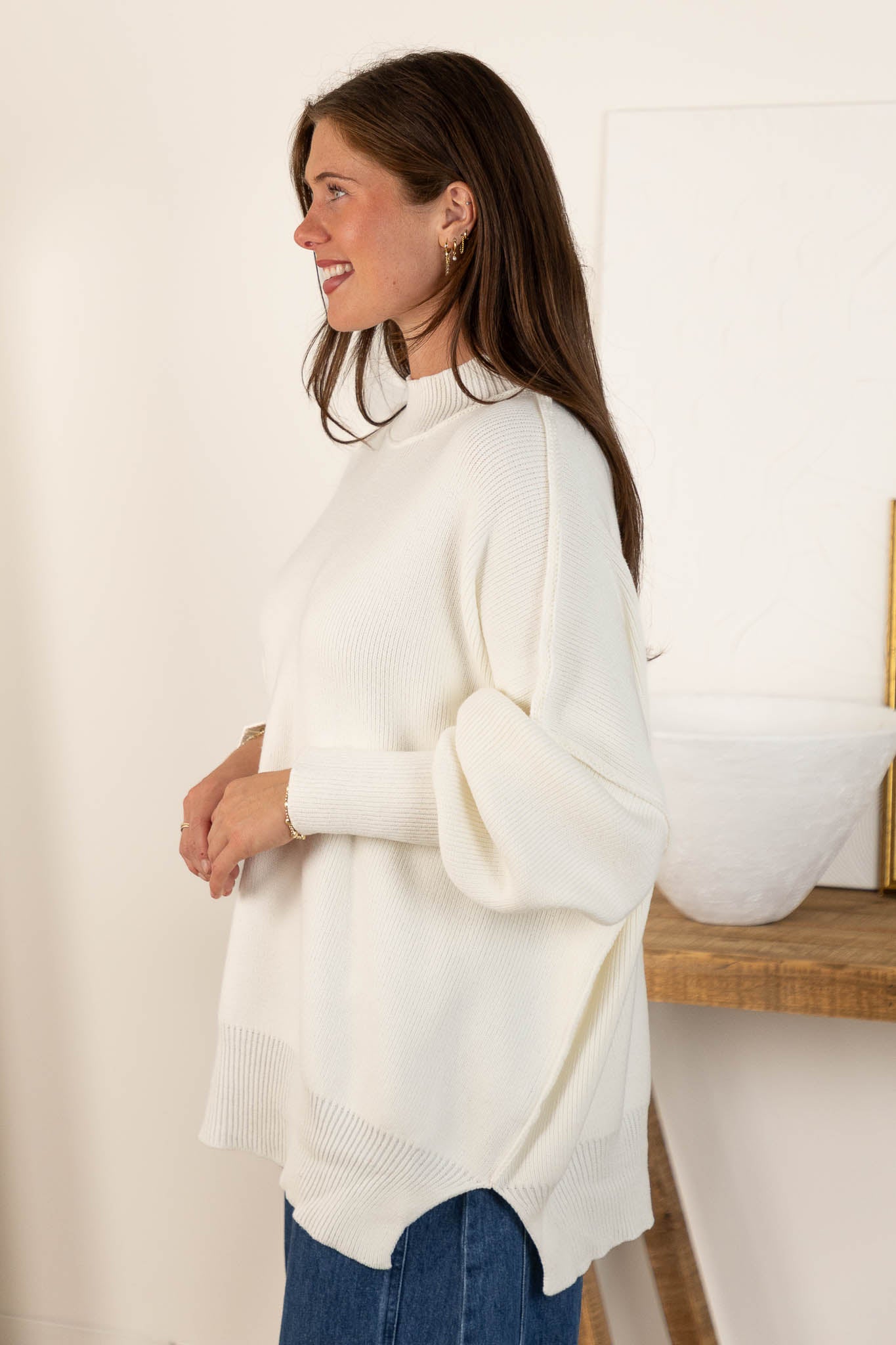 Harper Sweater | Ivory