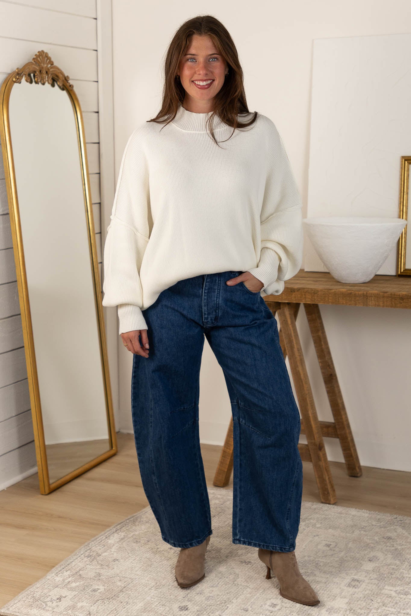 Harper Sweater | Ivory