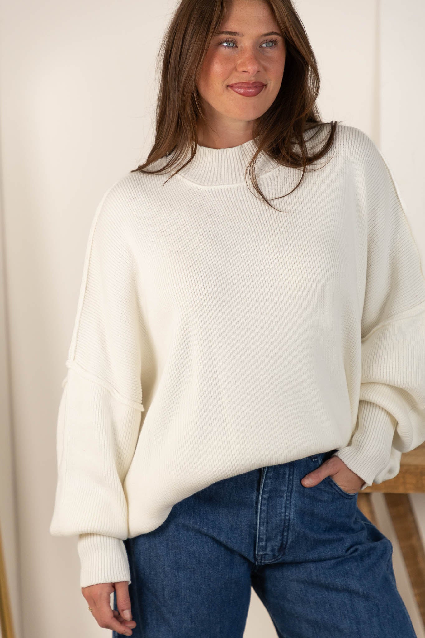 Harper Sweater | Ivory