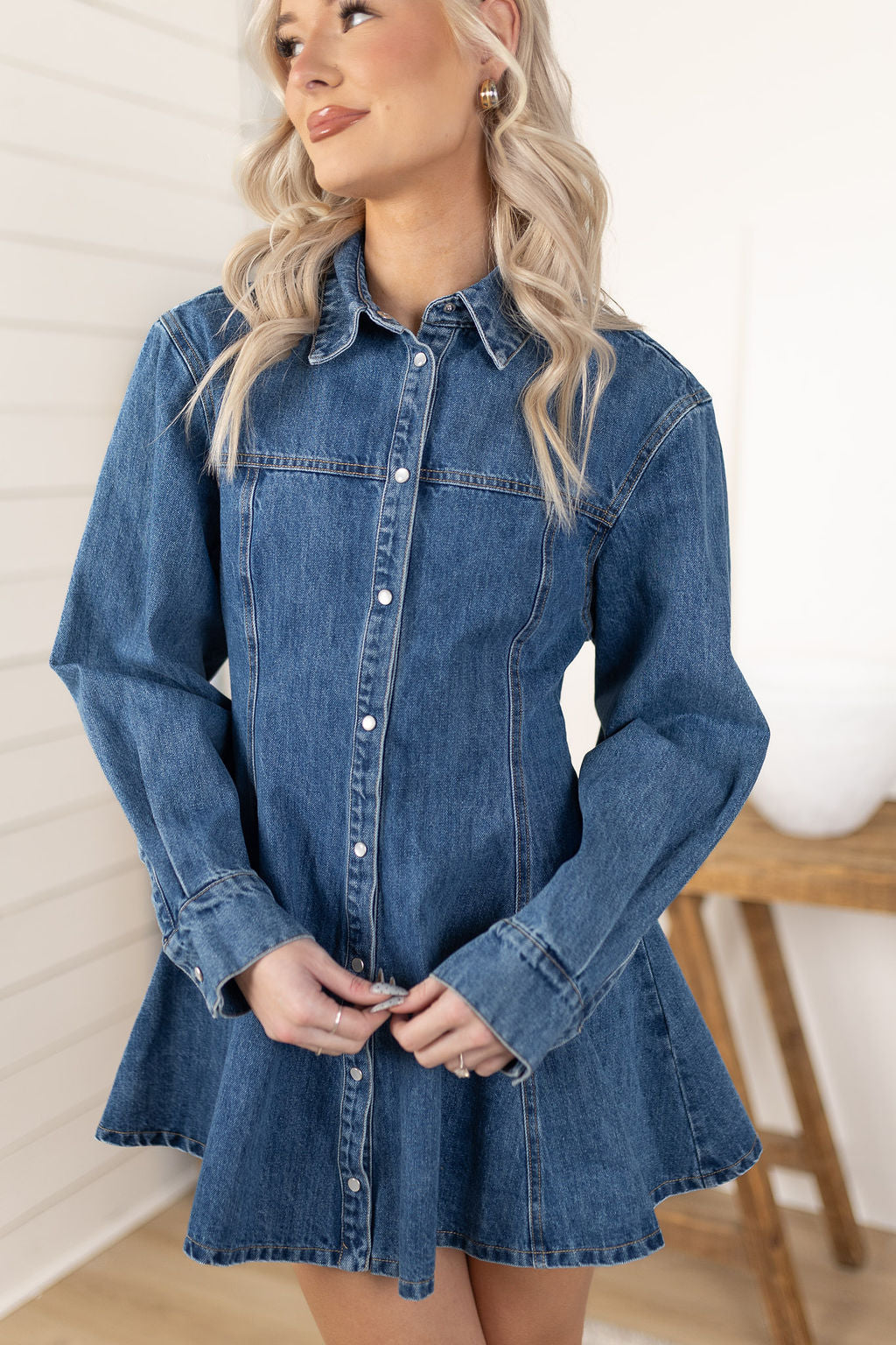 Angelina Denim Dress