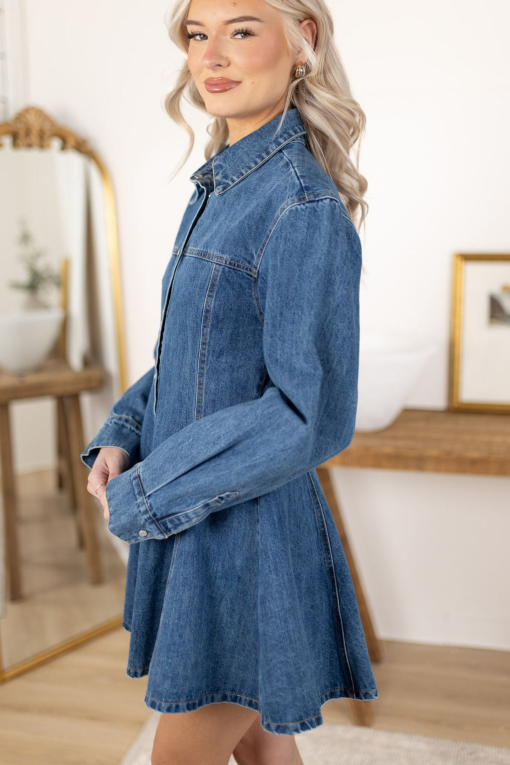 Angelina Denim Dress