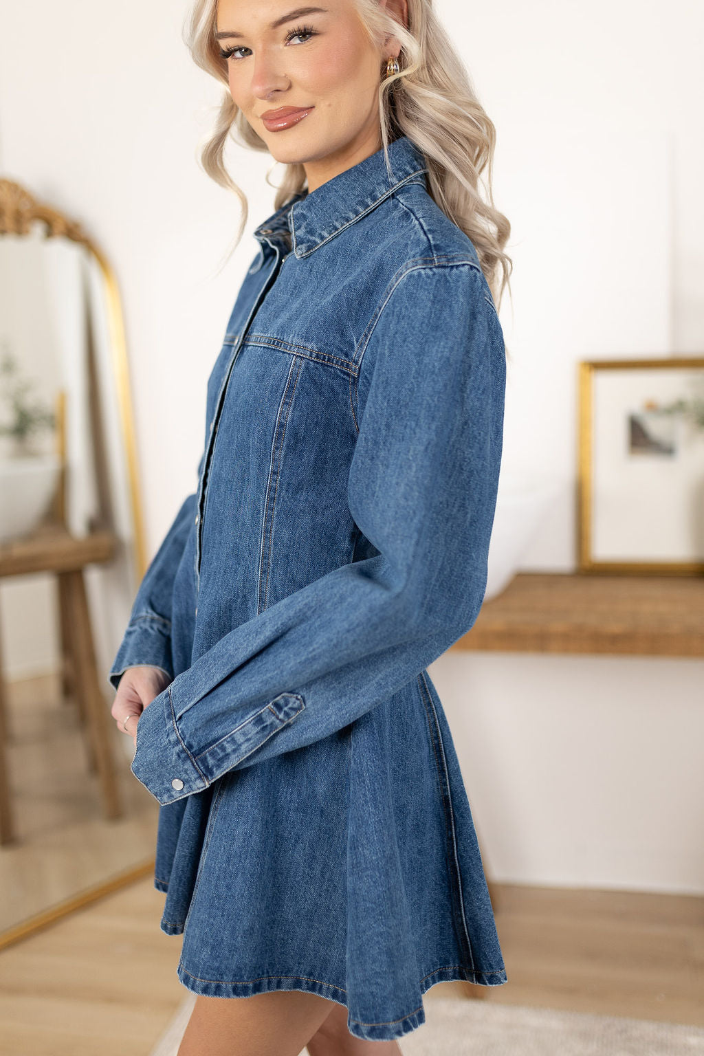 Angelina Denim Dress