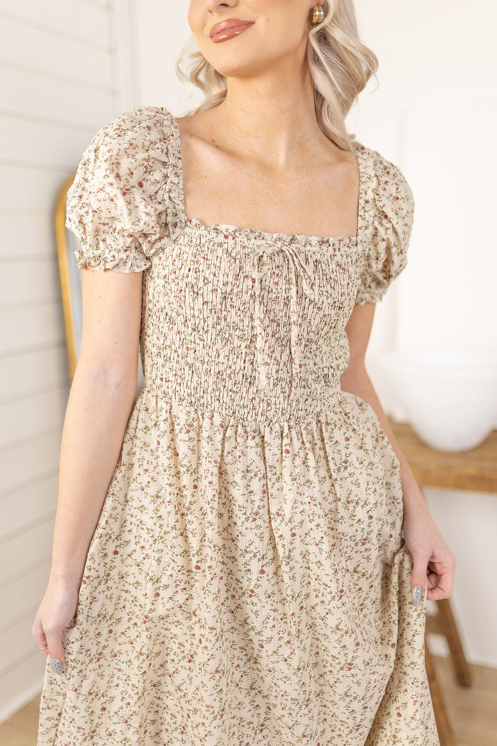 Josie Floral Midi Dress