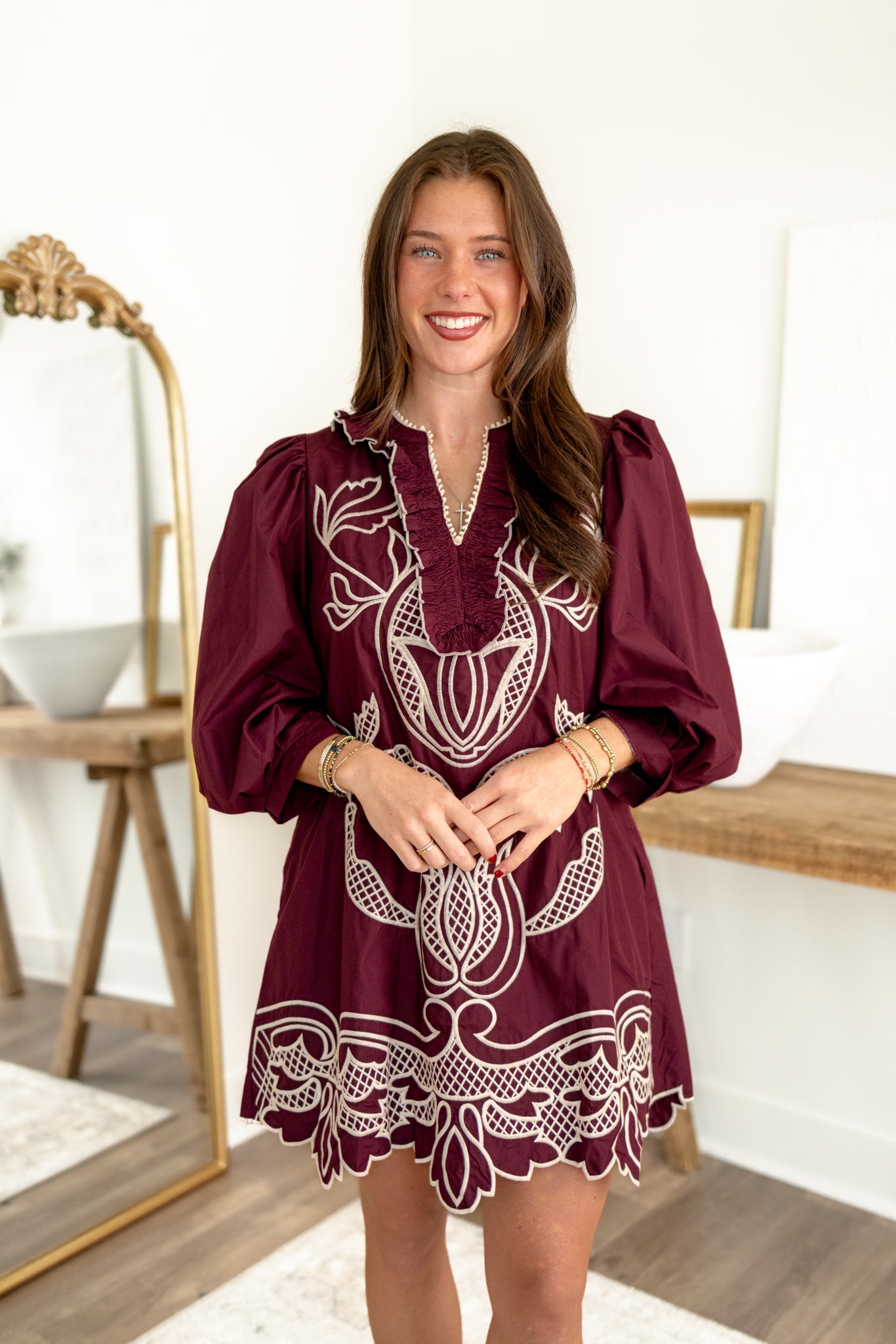 Stevie Dress | Merlot