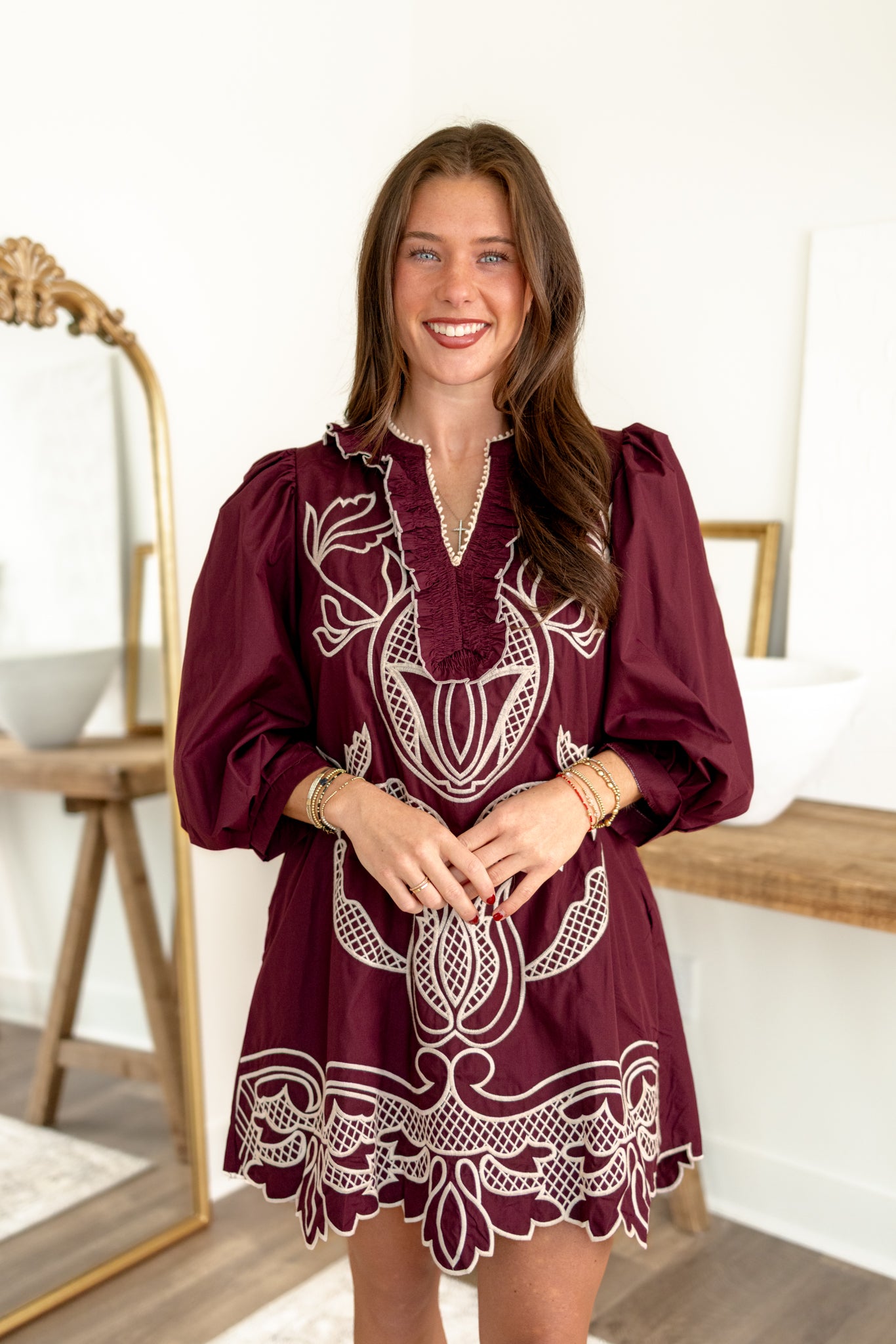 Stevie Dress | Merlot