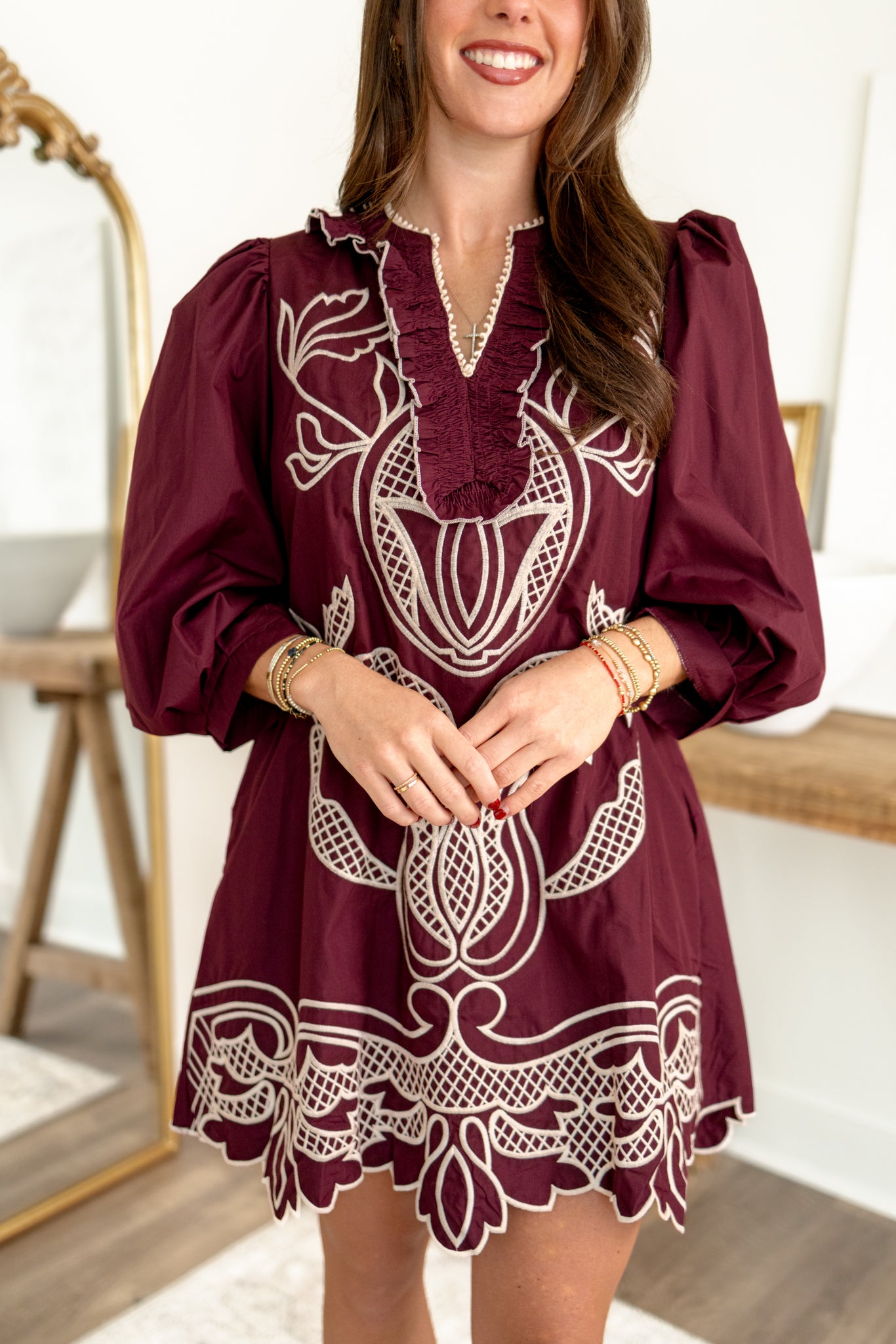 Stevie Dress | Merlot