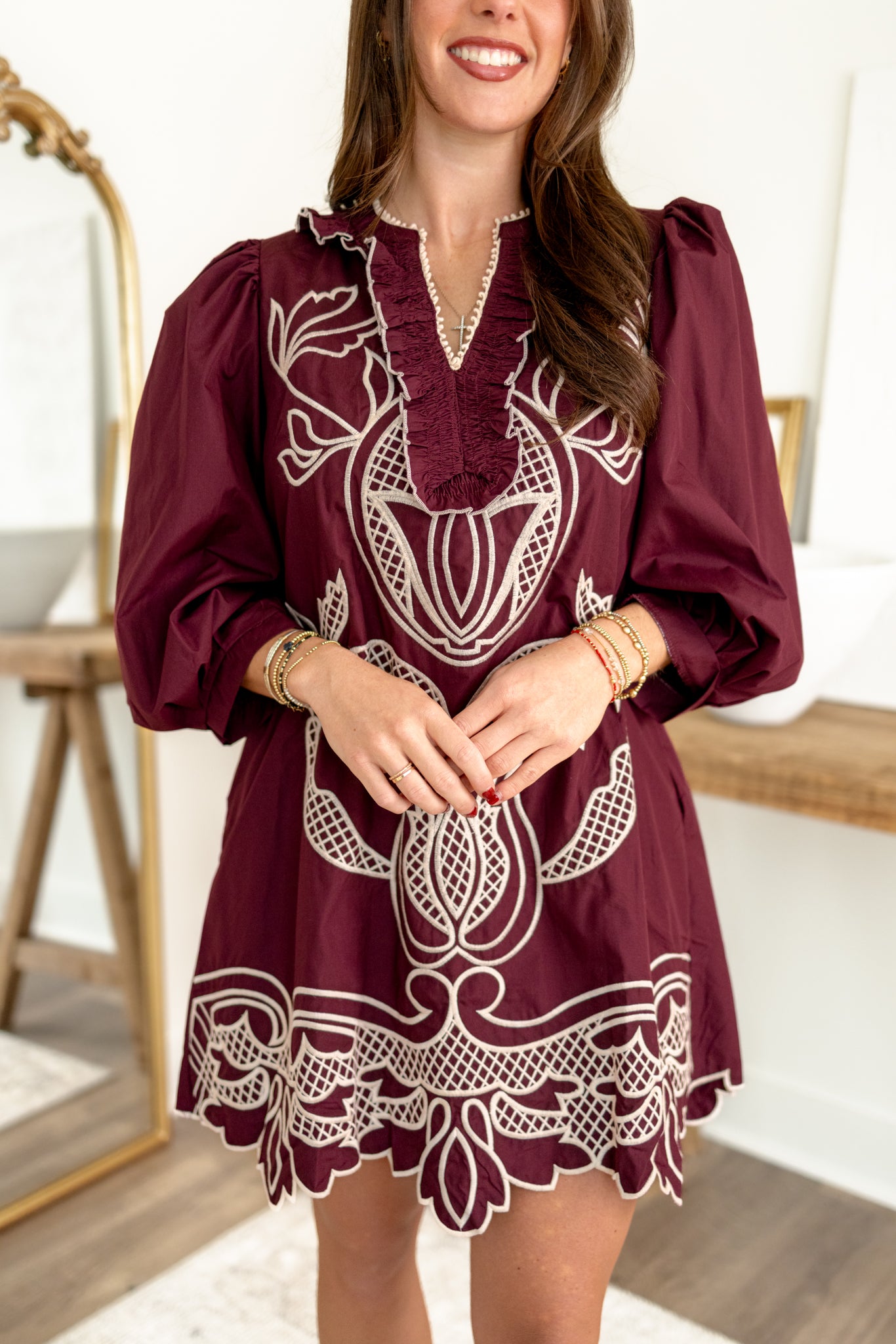 Stevie Dress | Merlot