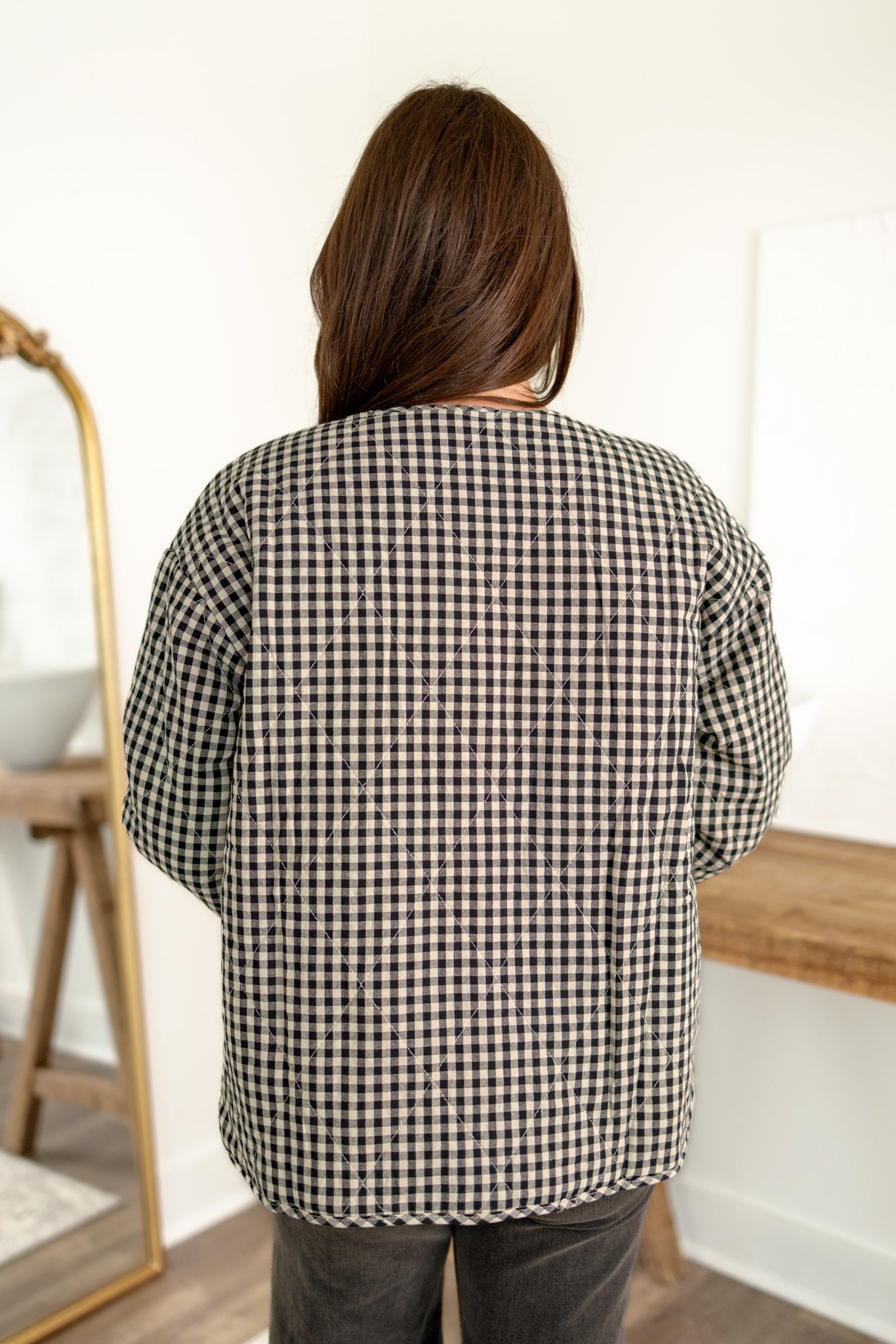 June Gingham Jacket