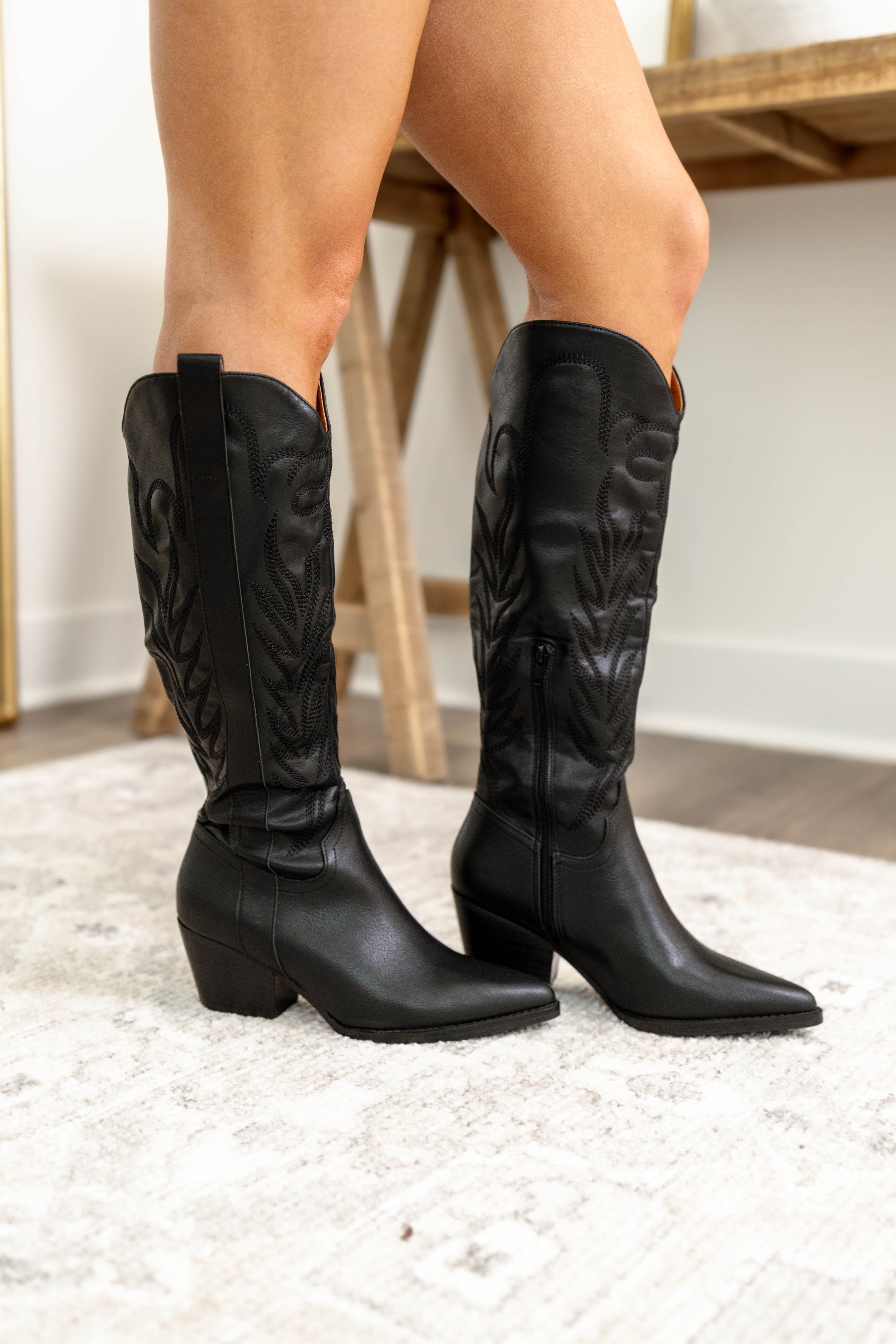 Samara Western Boots | Black