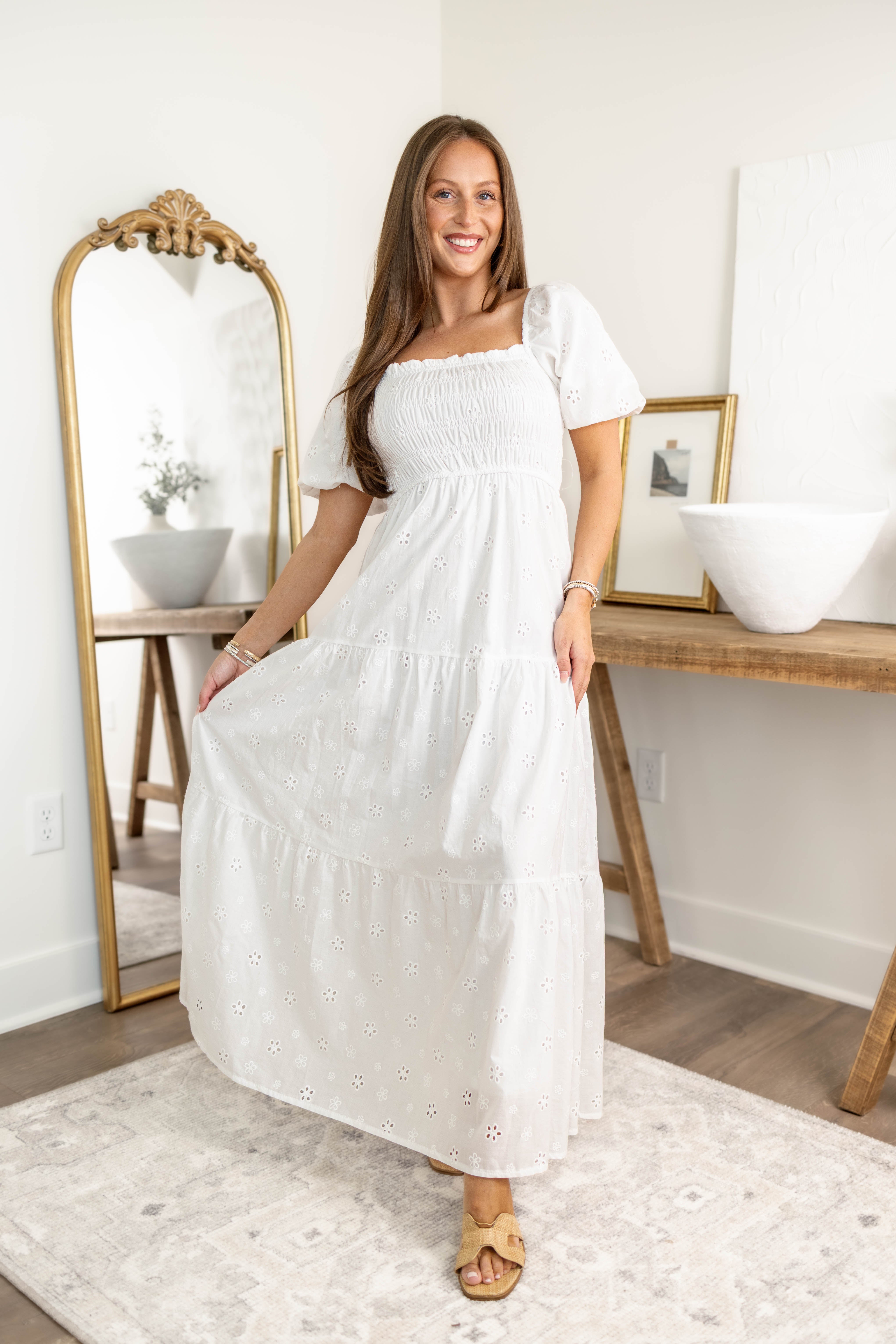 Clara Beth Eyelet Dress