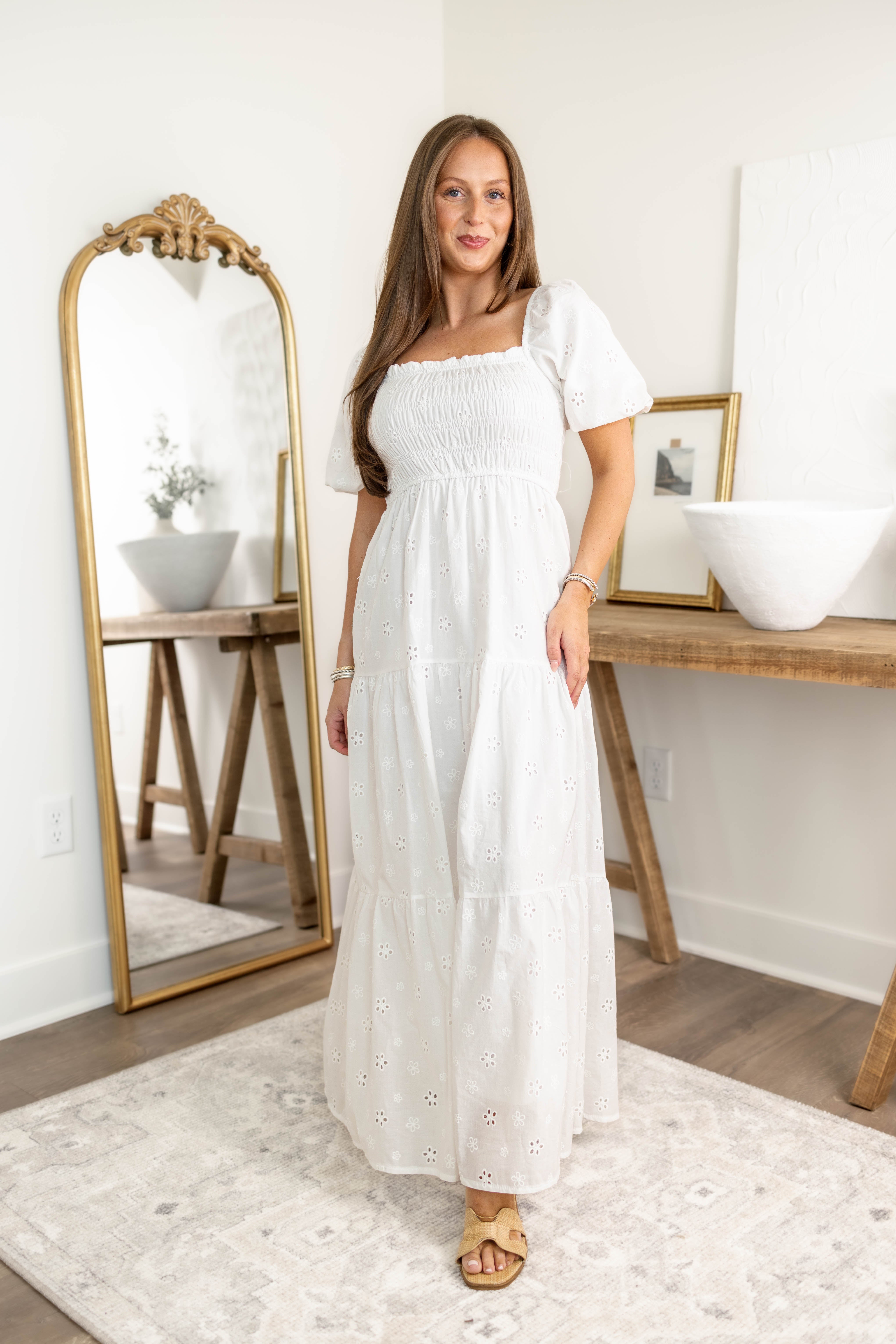 Clara Beth Eyelet Dress