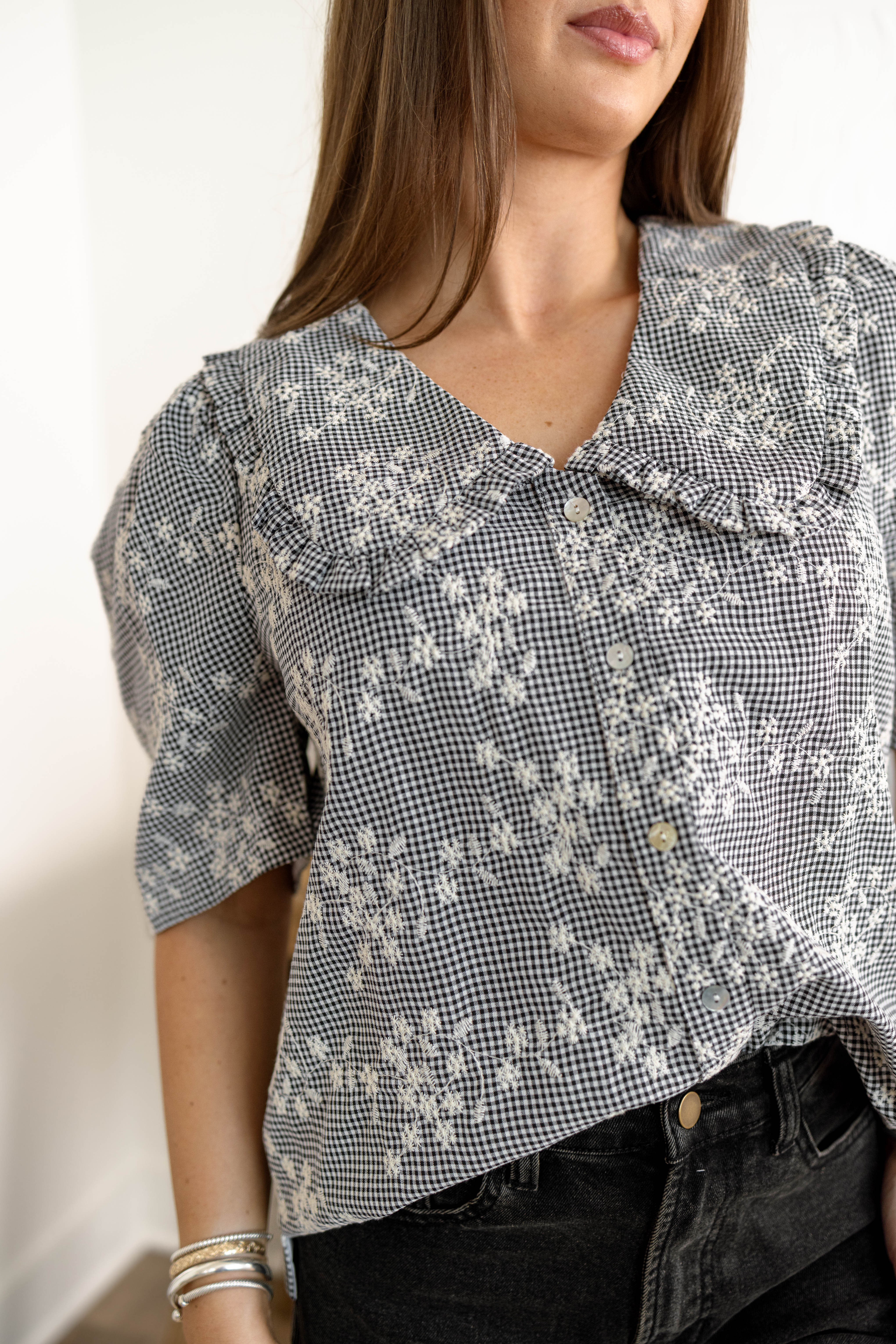 Kami Gingham Blouse