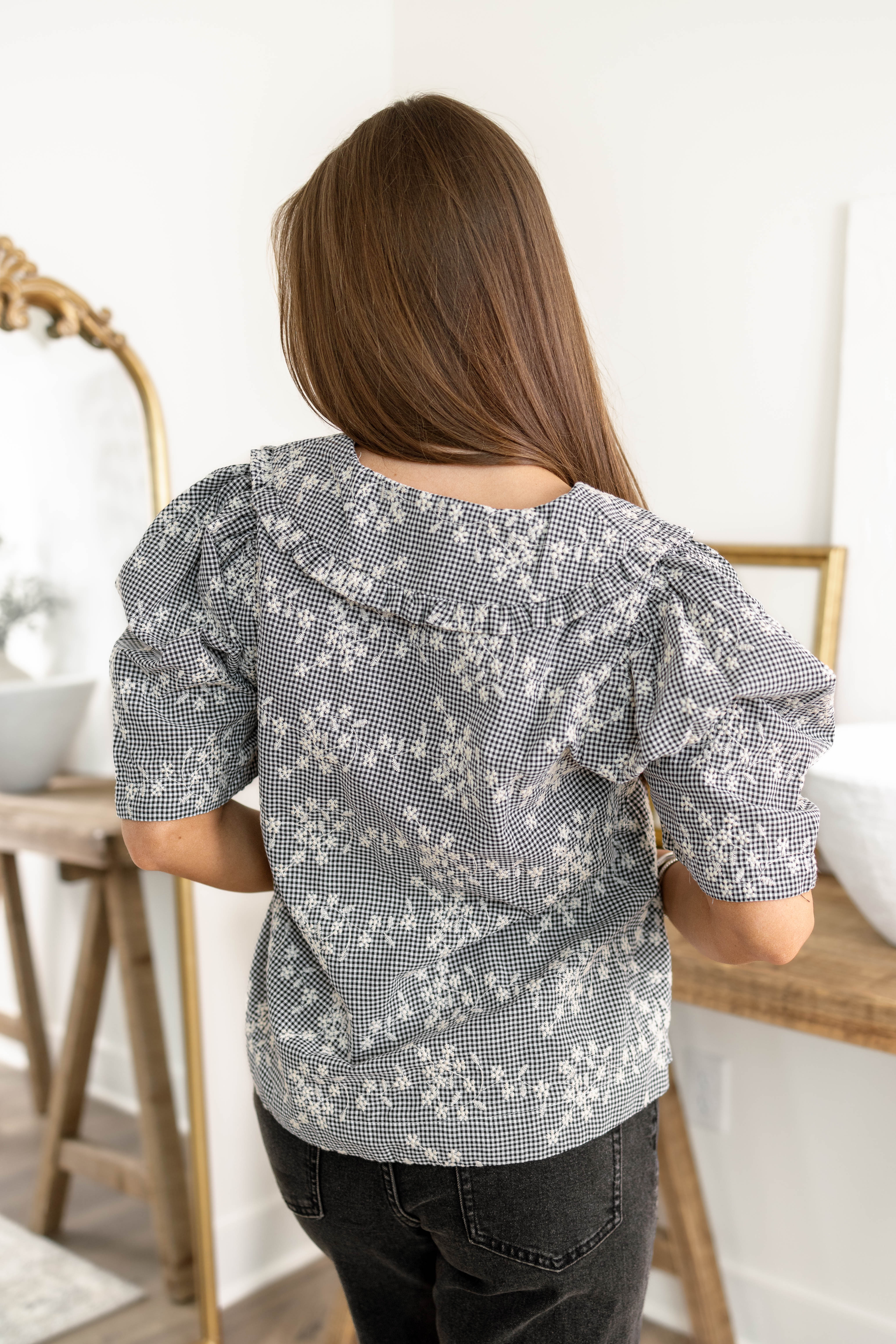 Kami Gingham Blouse