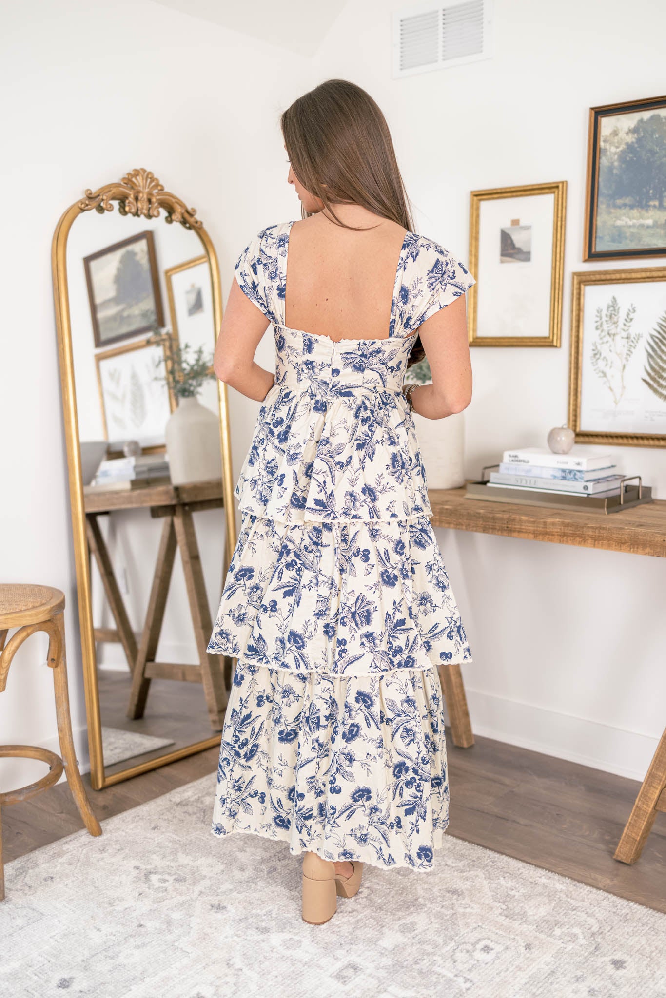 Danielle Toile Midi Dress