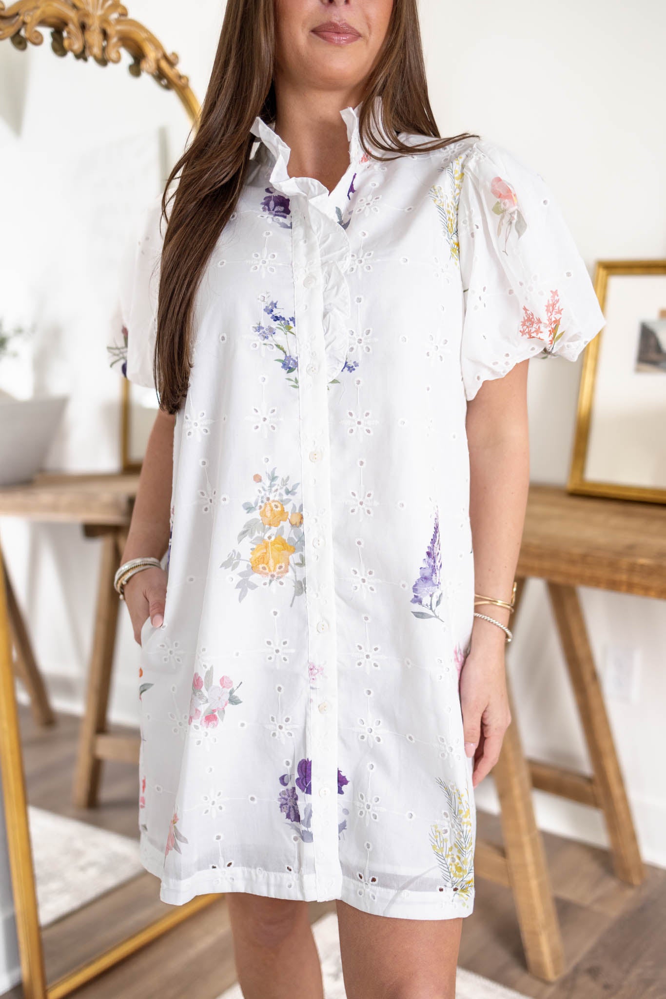 Darcy Embroidered Dress
