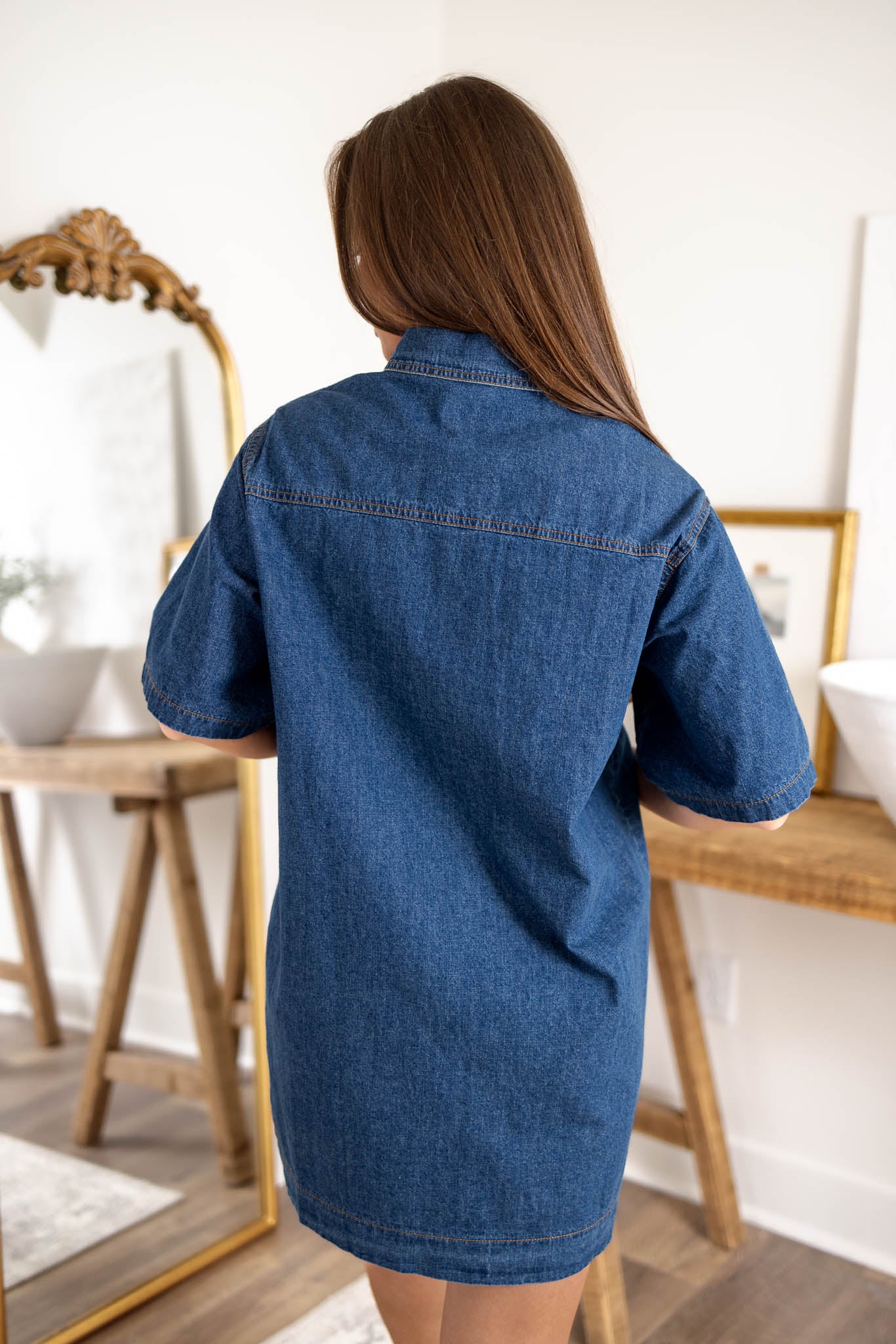 Ainsley Denim Dress