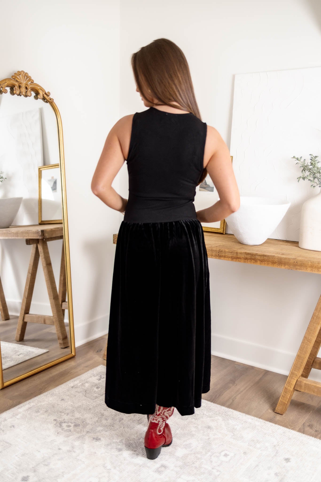 Otto Ribbed Midi Dress