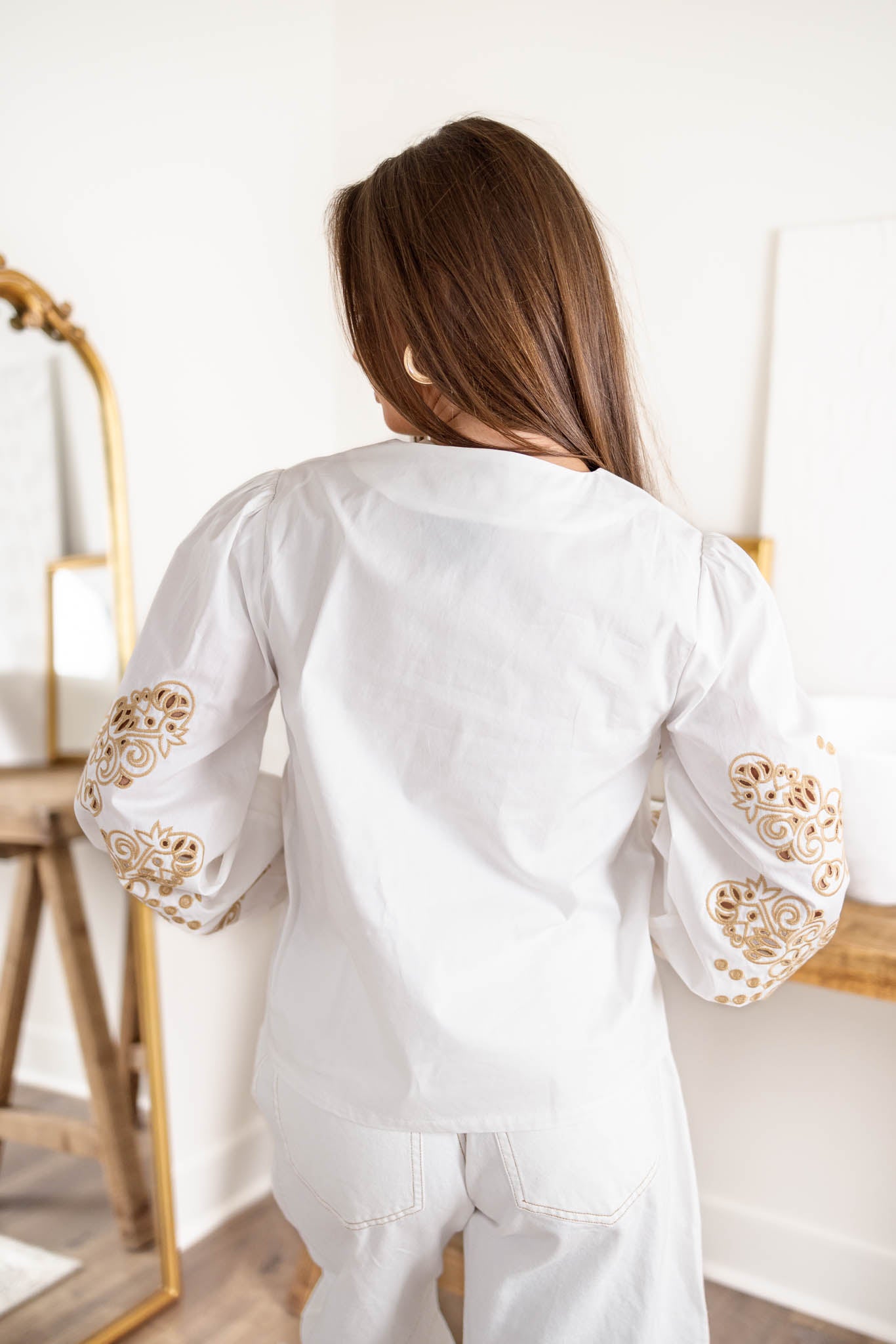 Sophia Embroidered Blouse