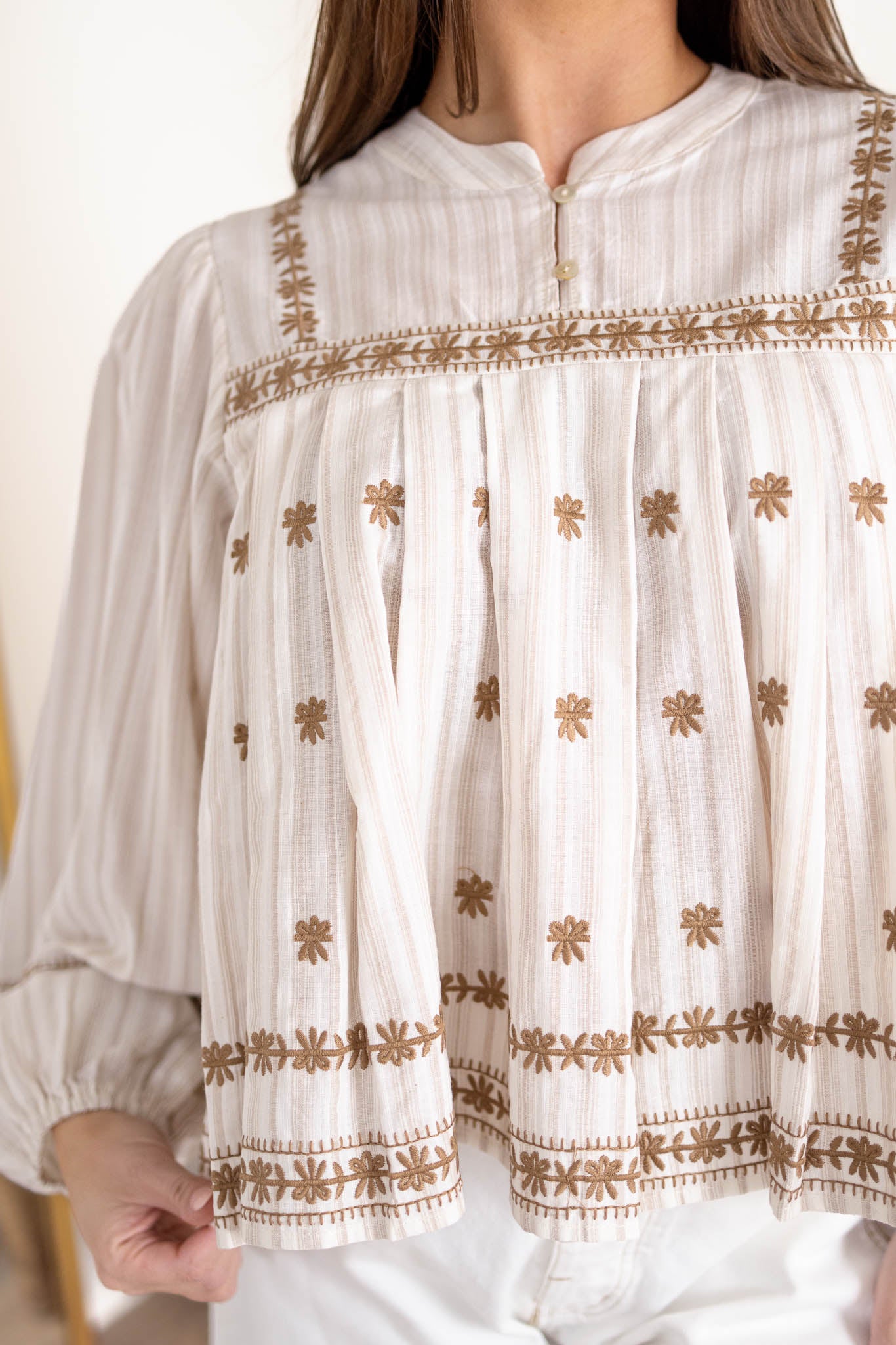 Rosalie Embroidered Top