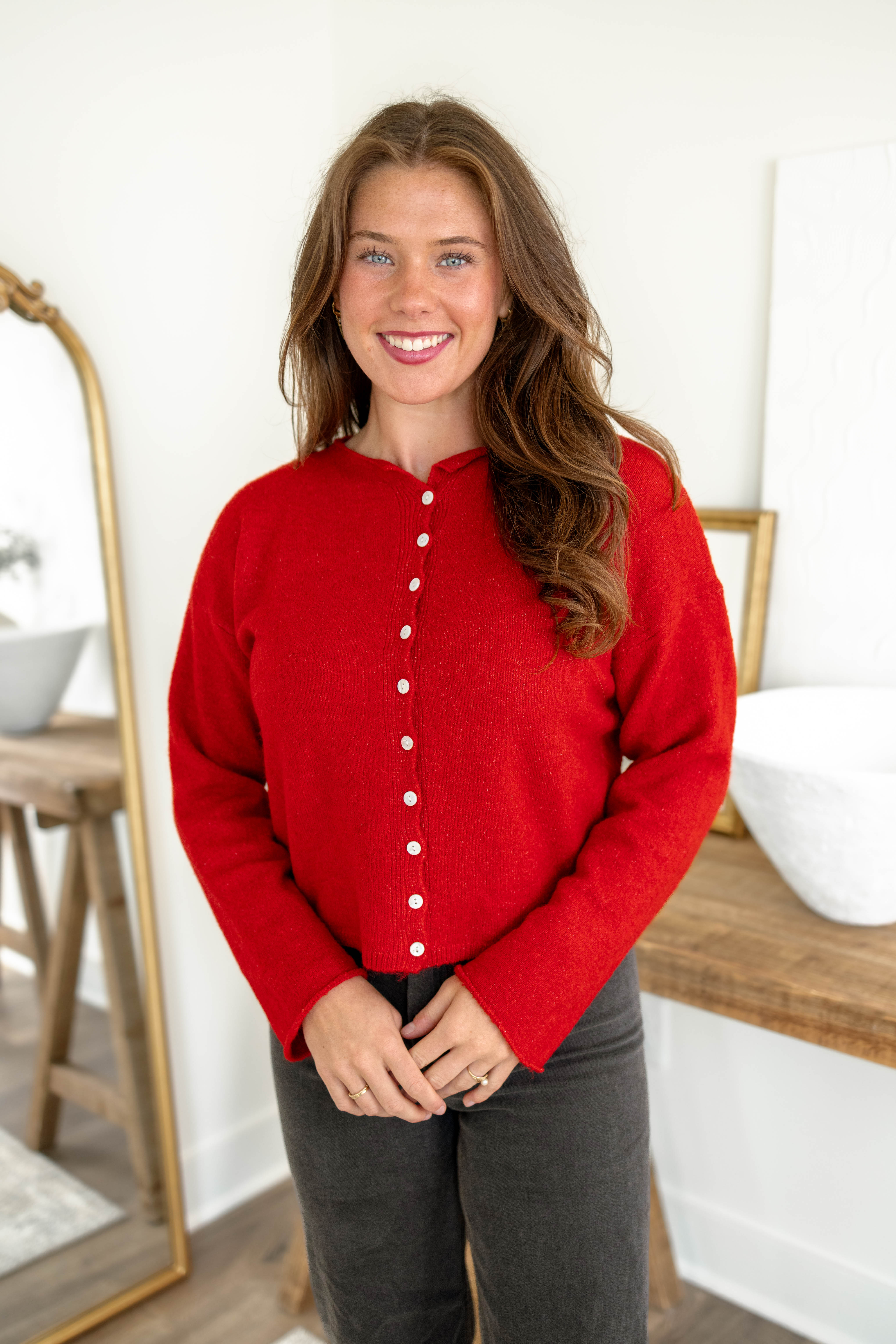 Remi Cardigan | Red