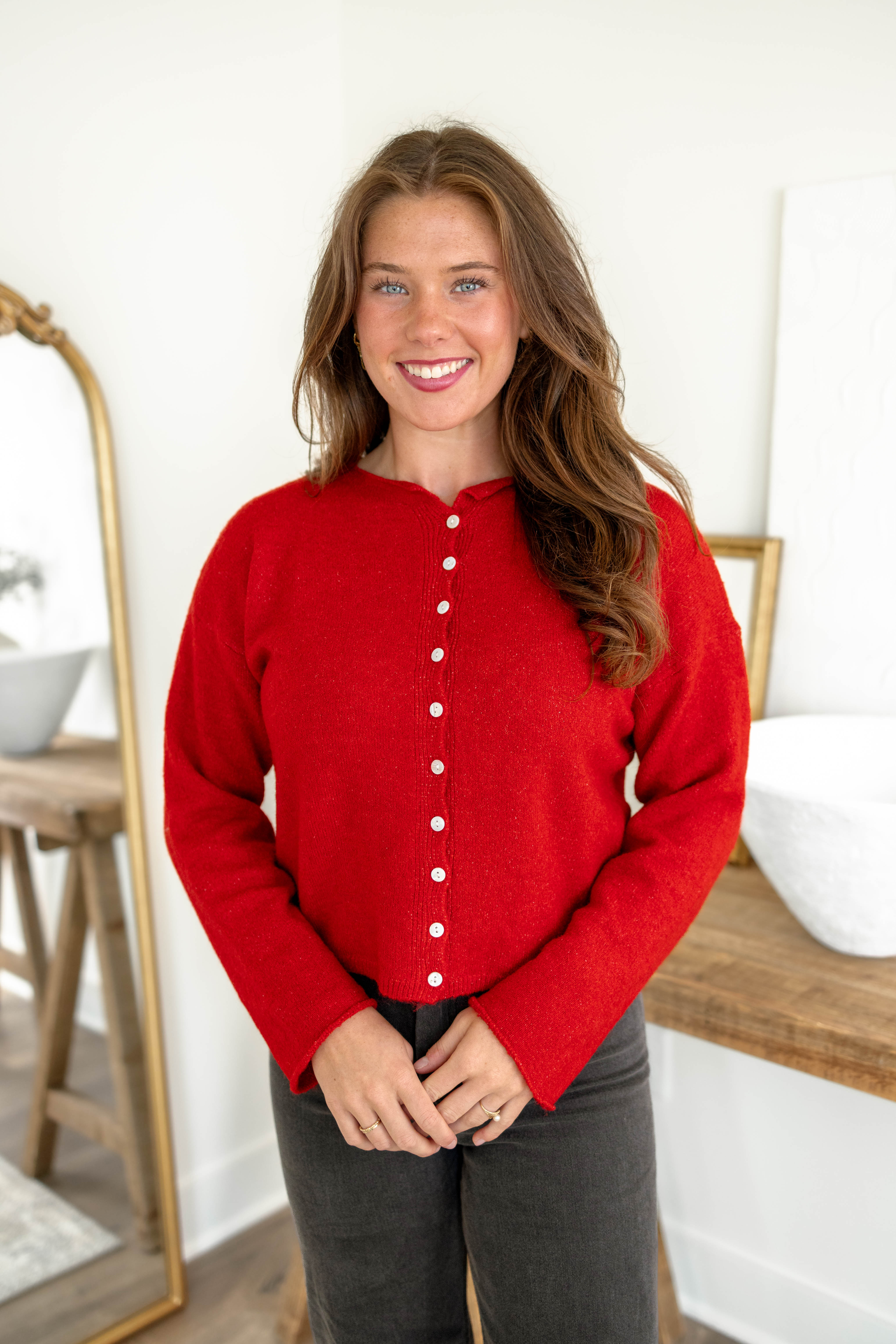 Remi Cardigan | Red