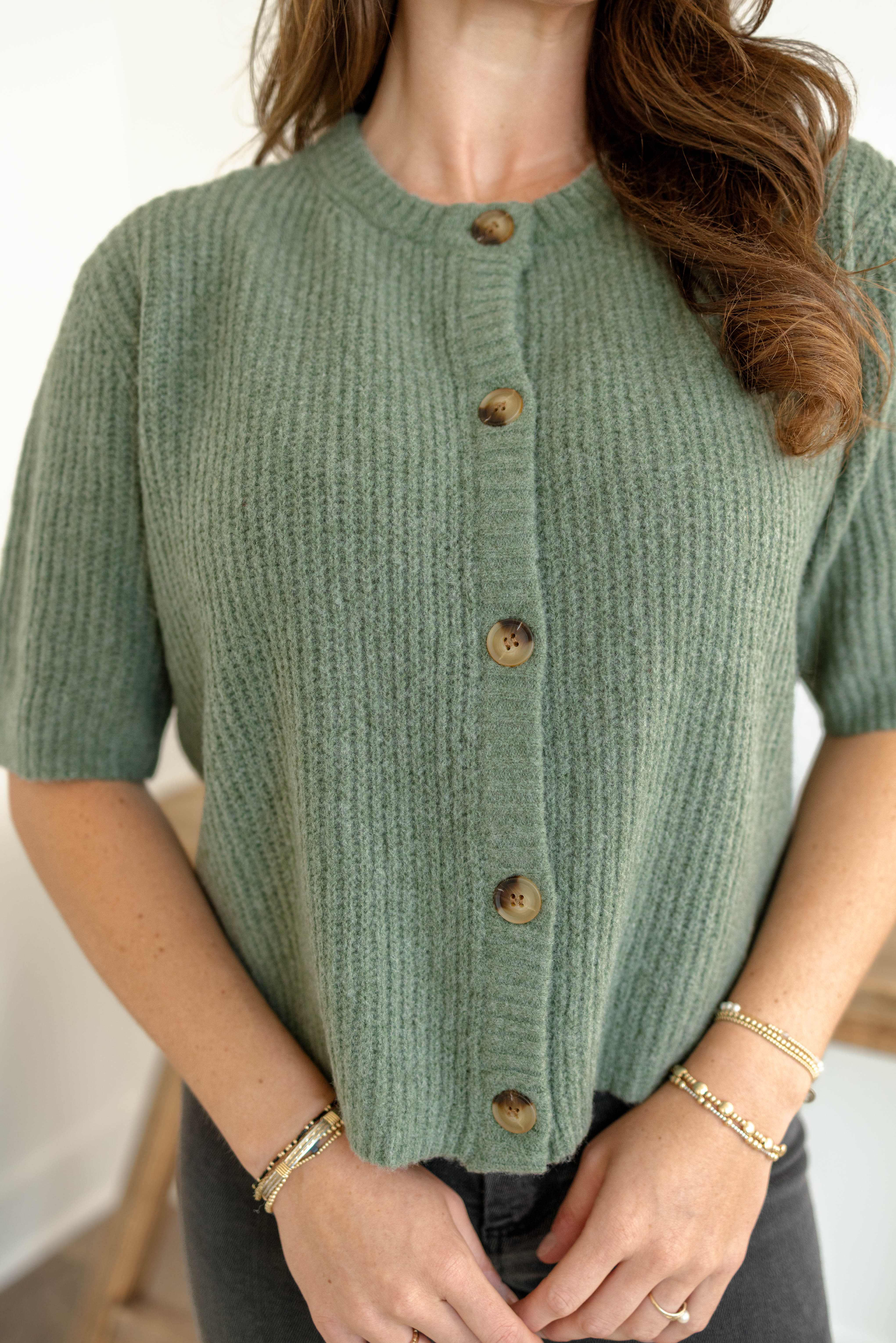 Agnes Cardigan | Olive