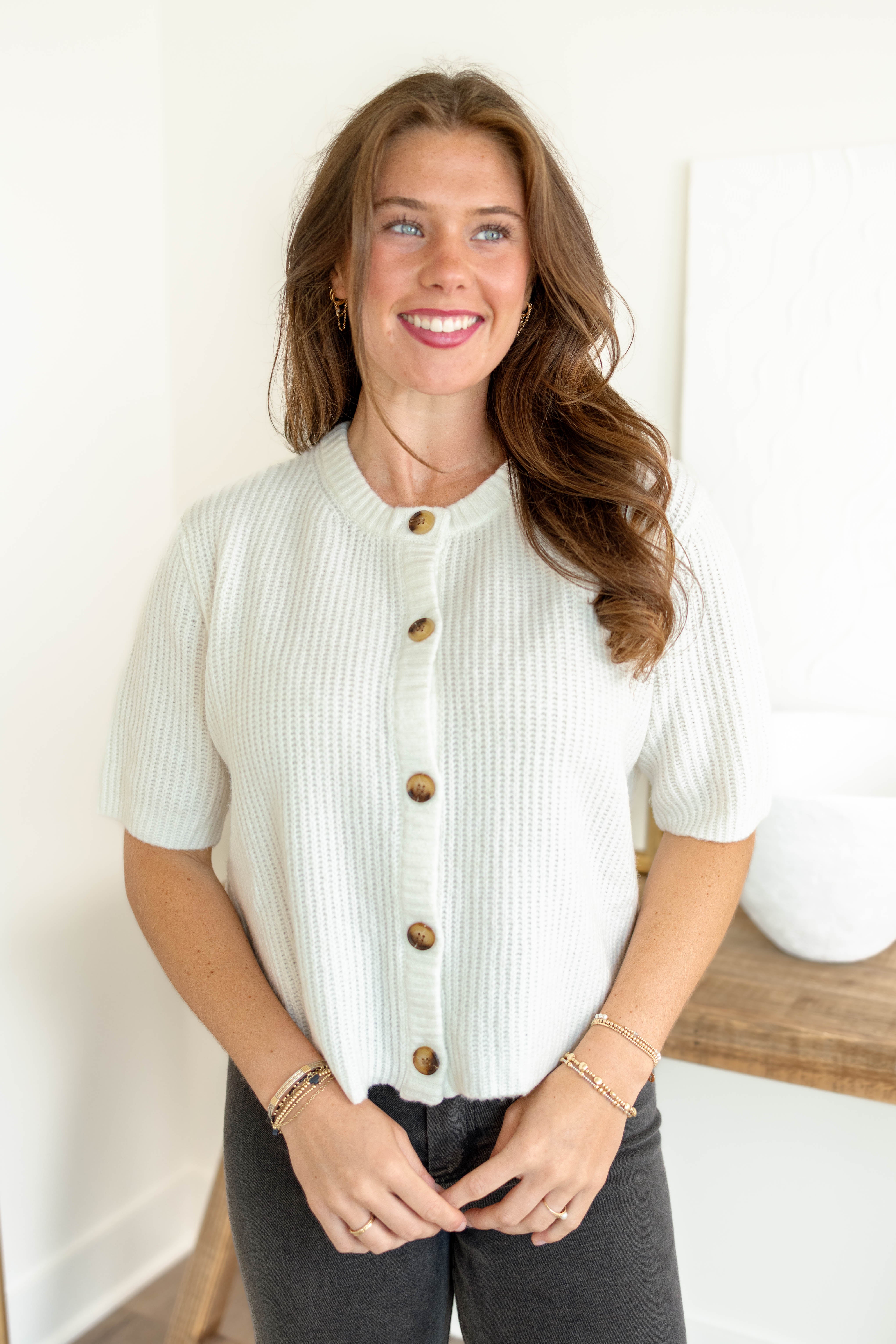 Agnes Cardigan | Ivory