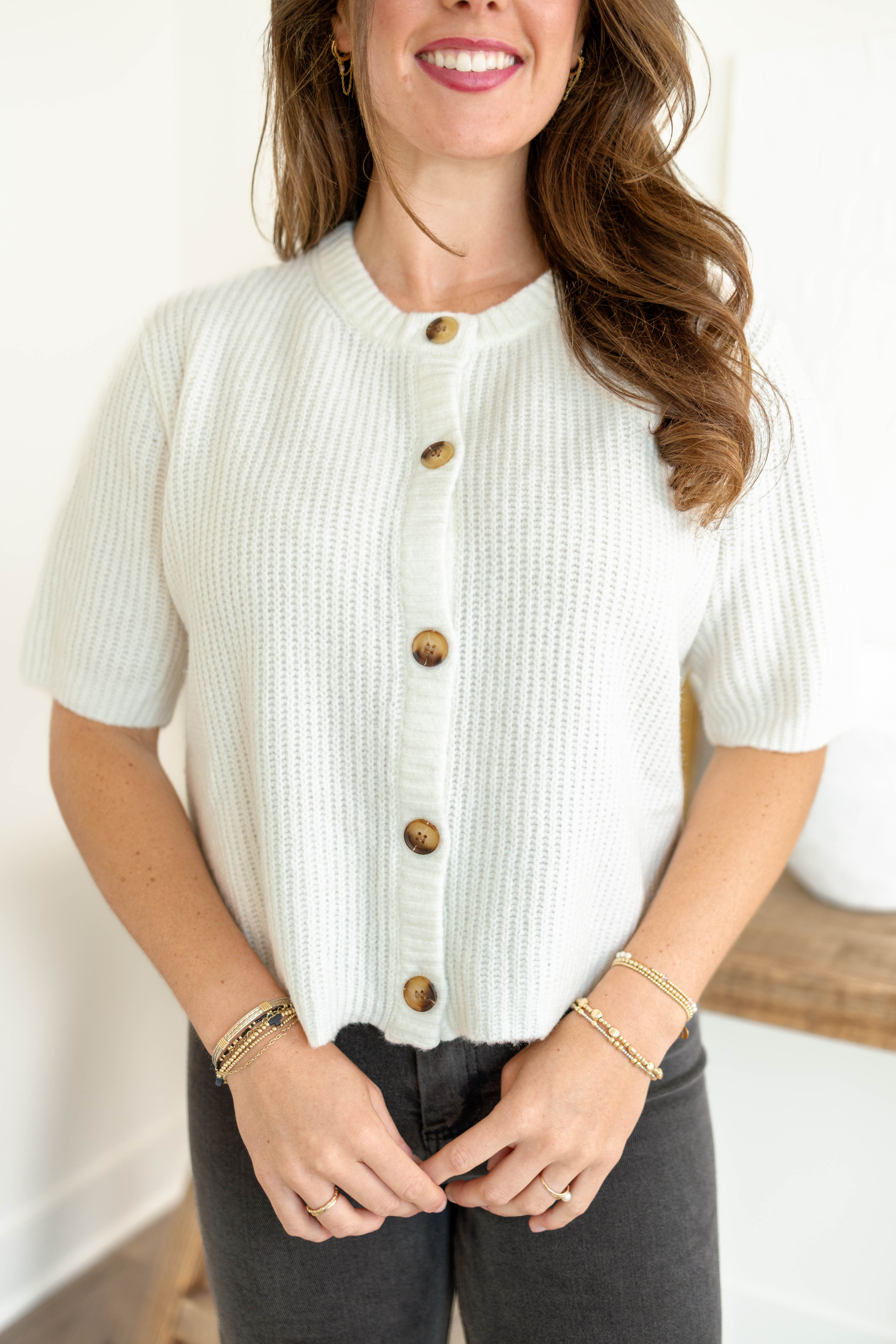 Agnes Cardigan | Ivory