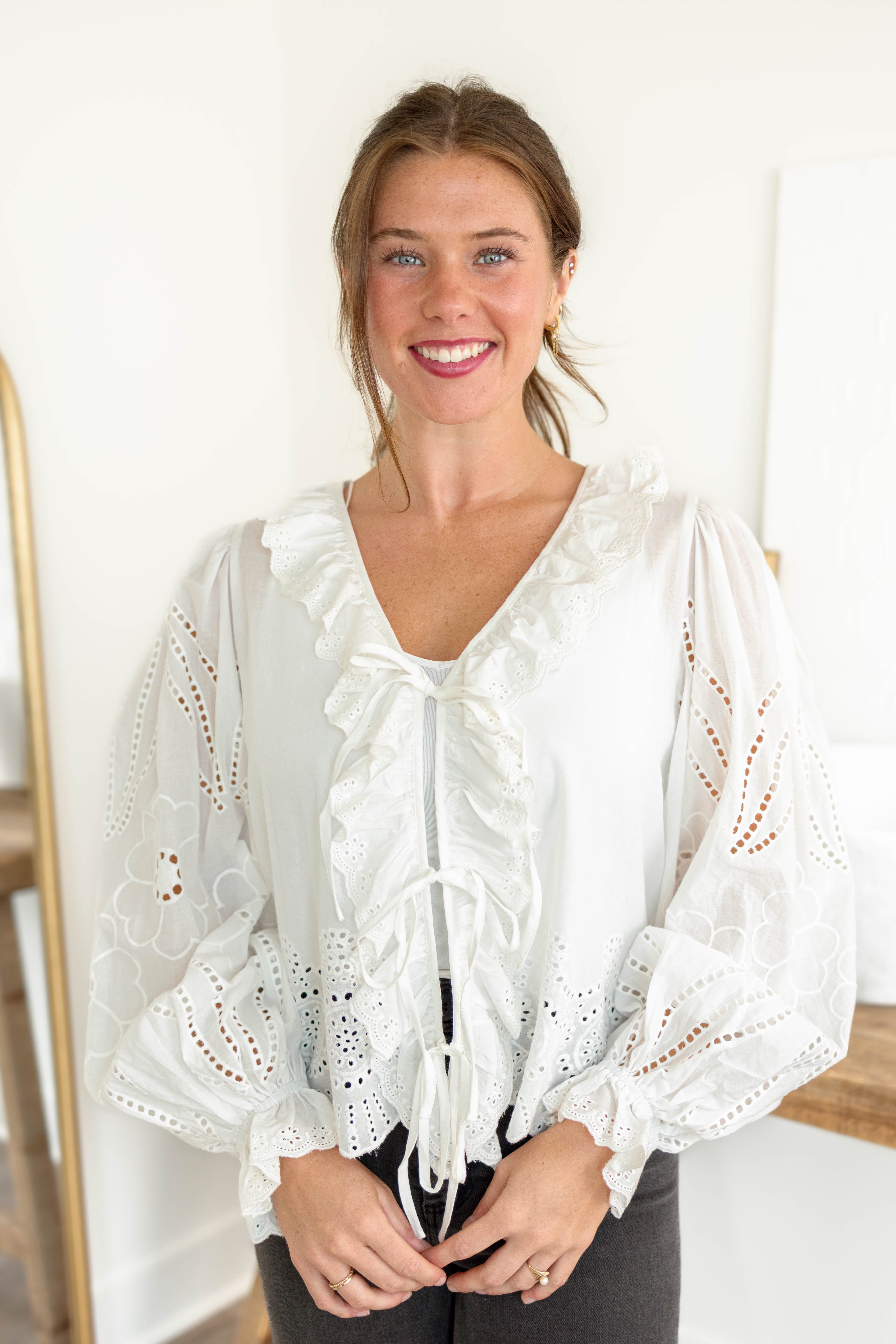 Izzy Embroidered Top