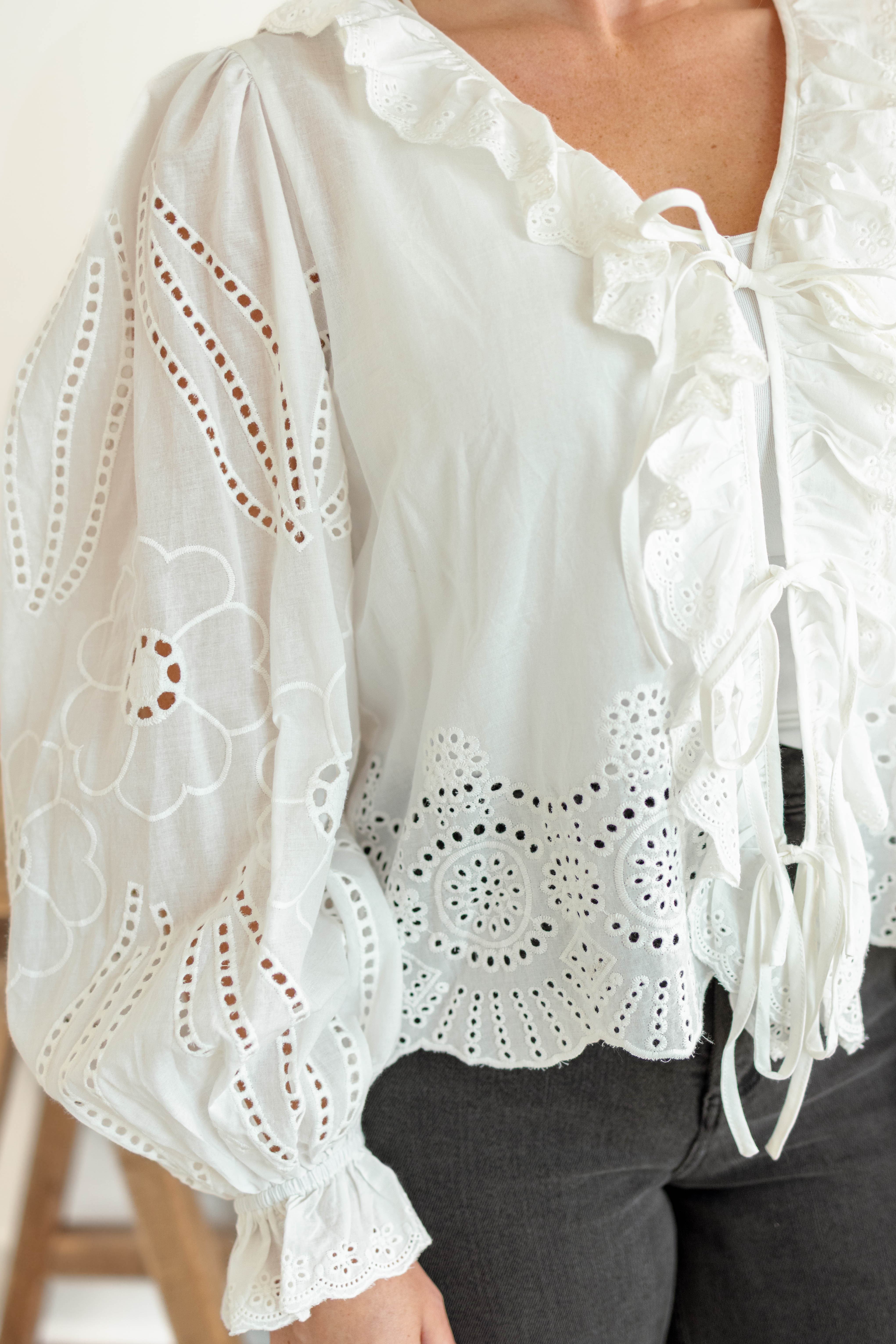 Izzy Embroidered Top
