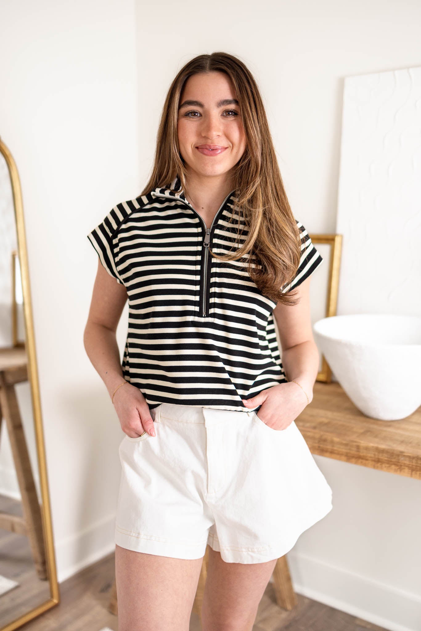Emerson Collared Top