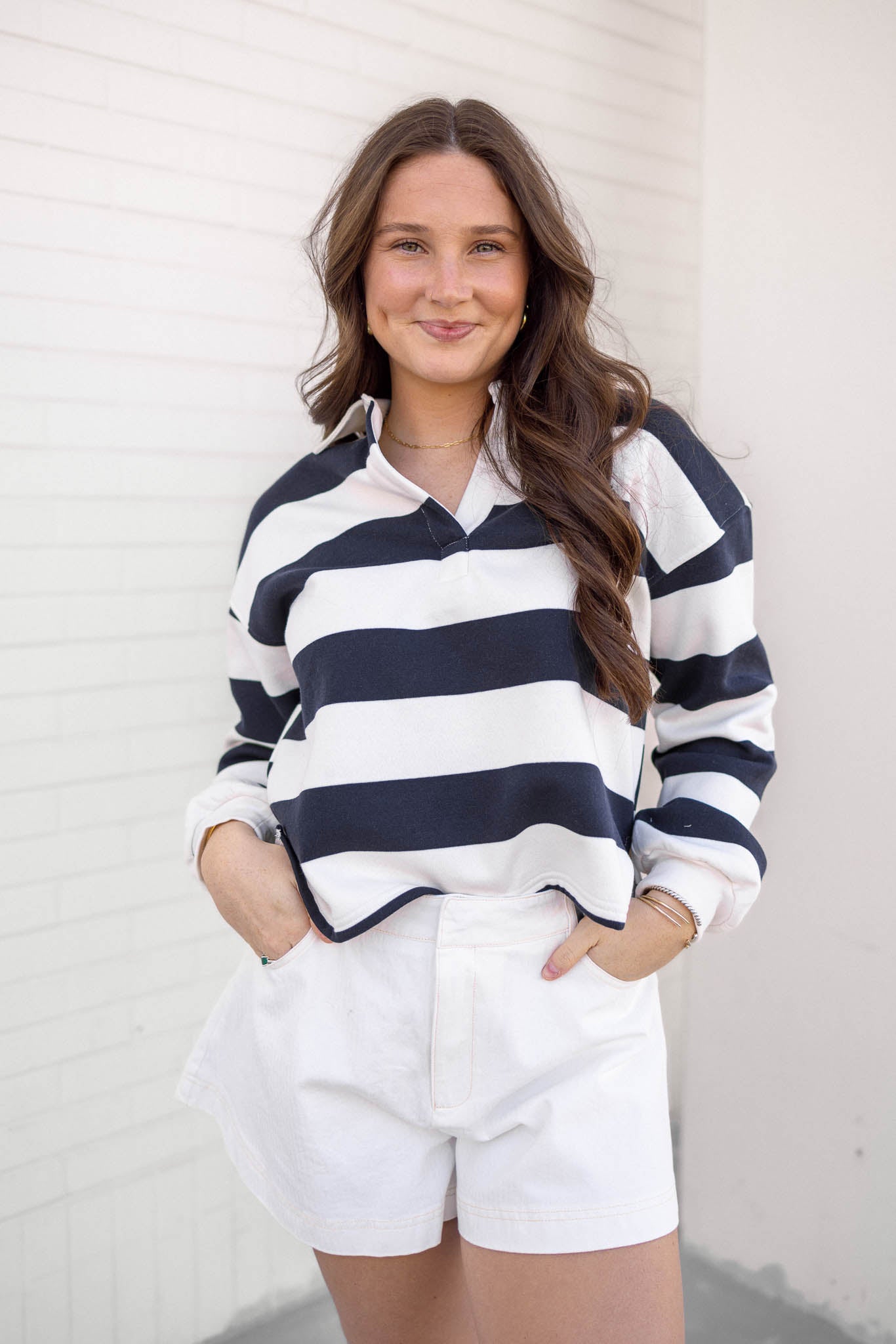 Francis Polo Knit Top