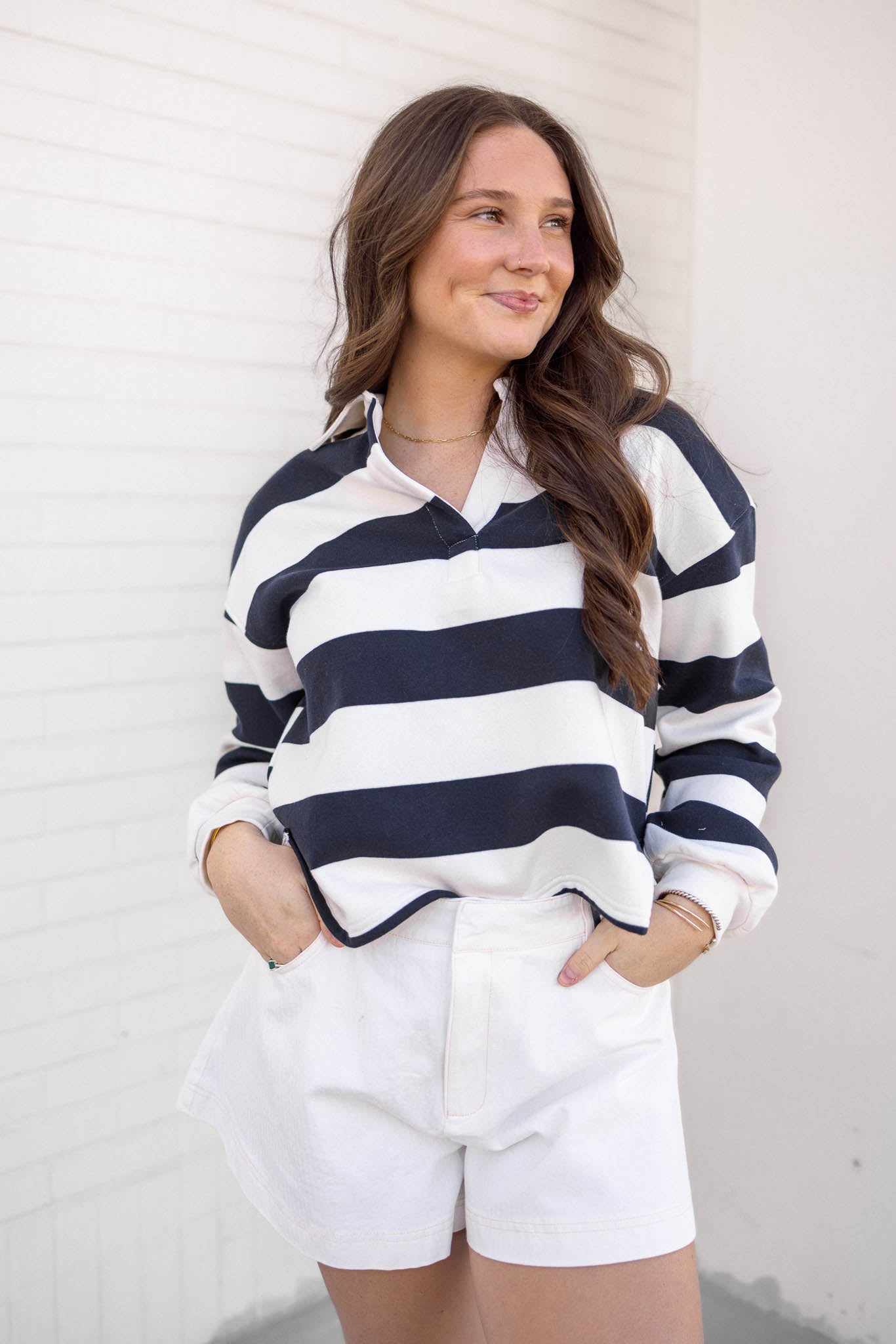 Francis Polo Knit Top