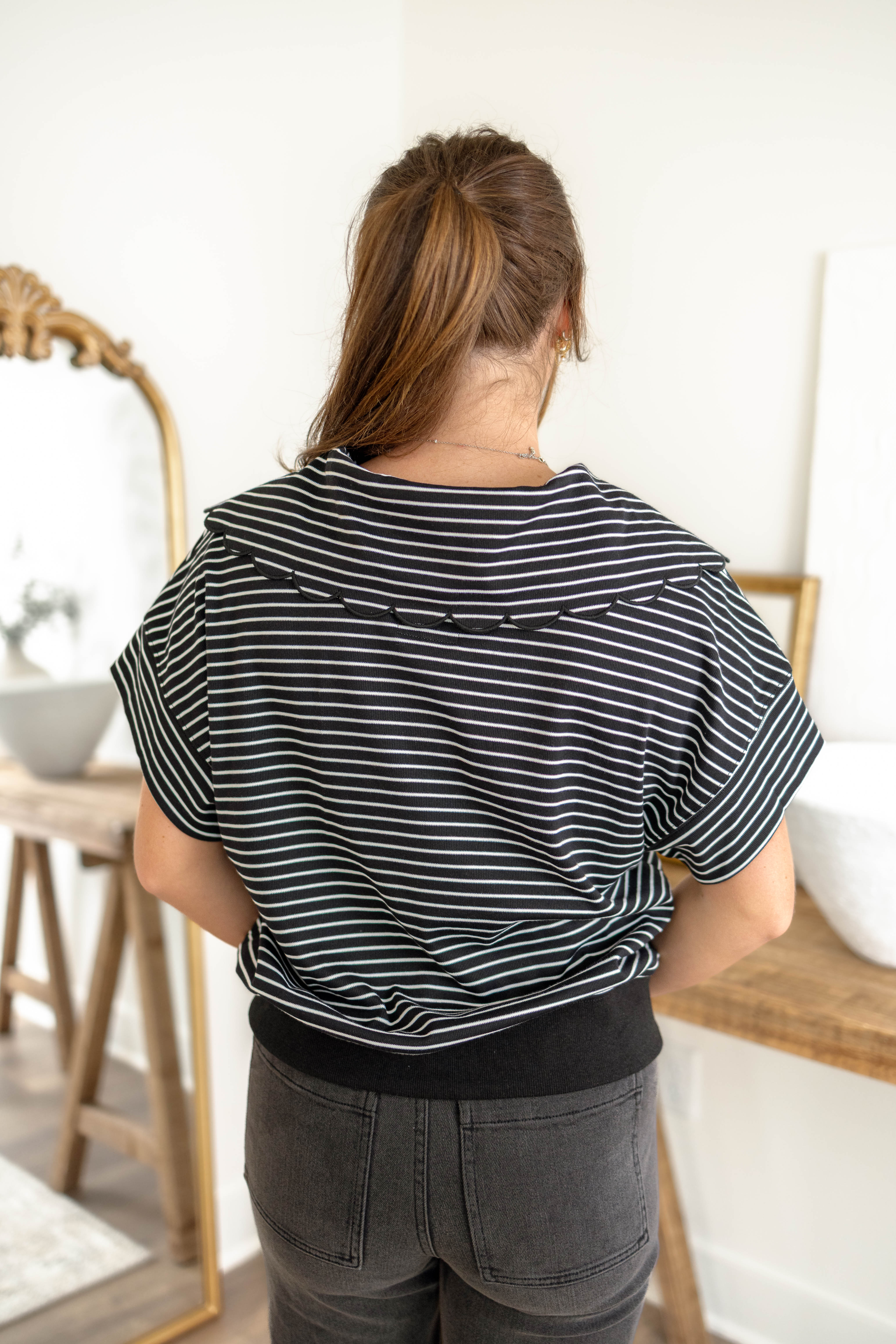Faye Collared Top