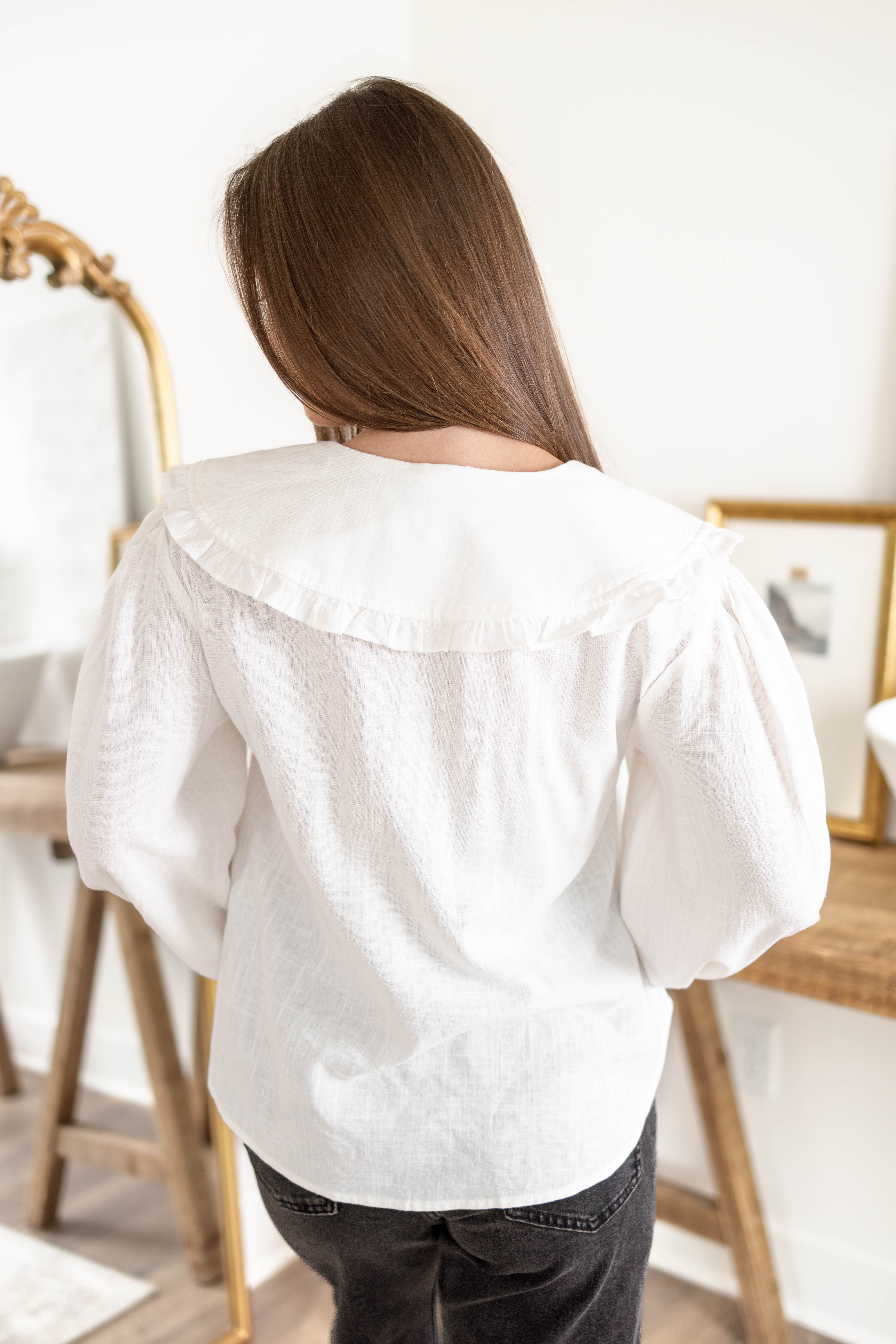 Peter Pan Collared Blouse
