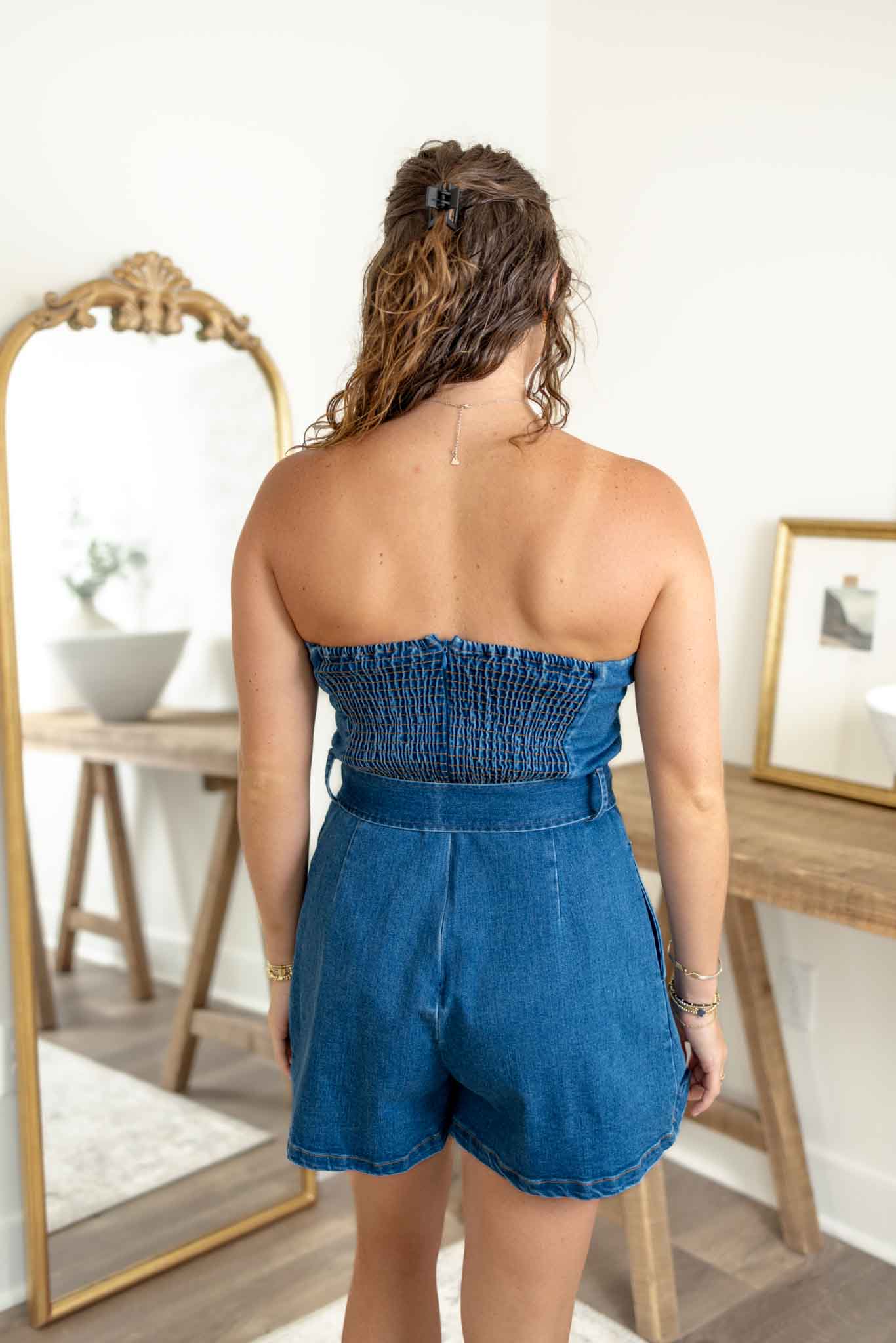 Harlow Denim Romper