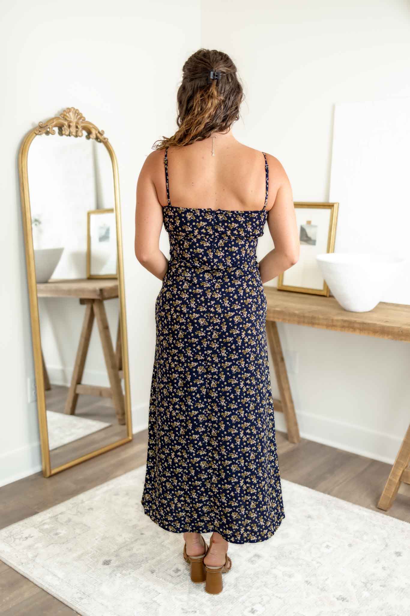 Polly Floral Midi Dress